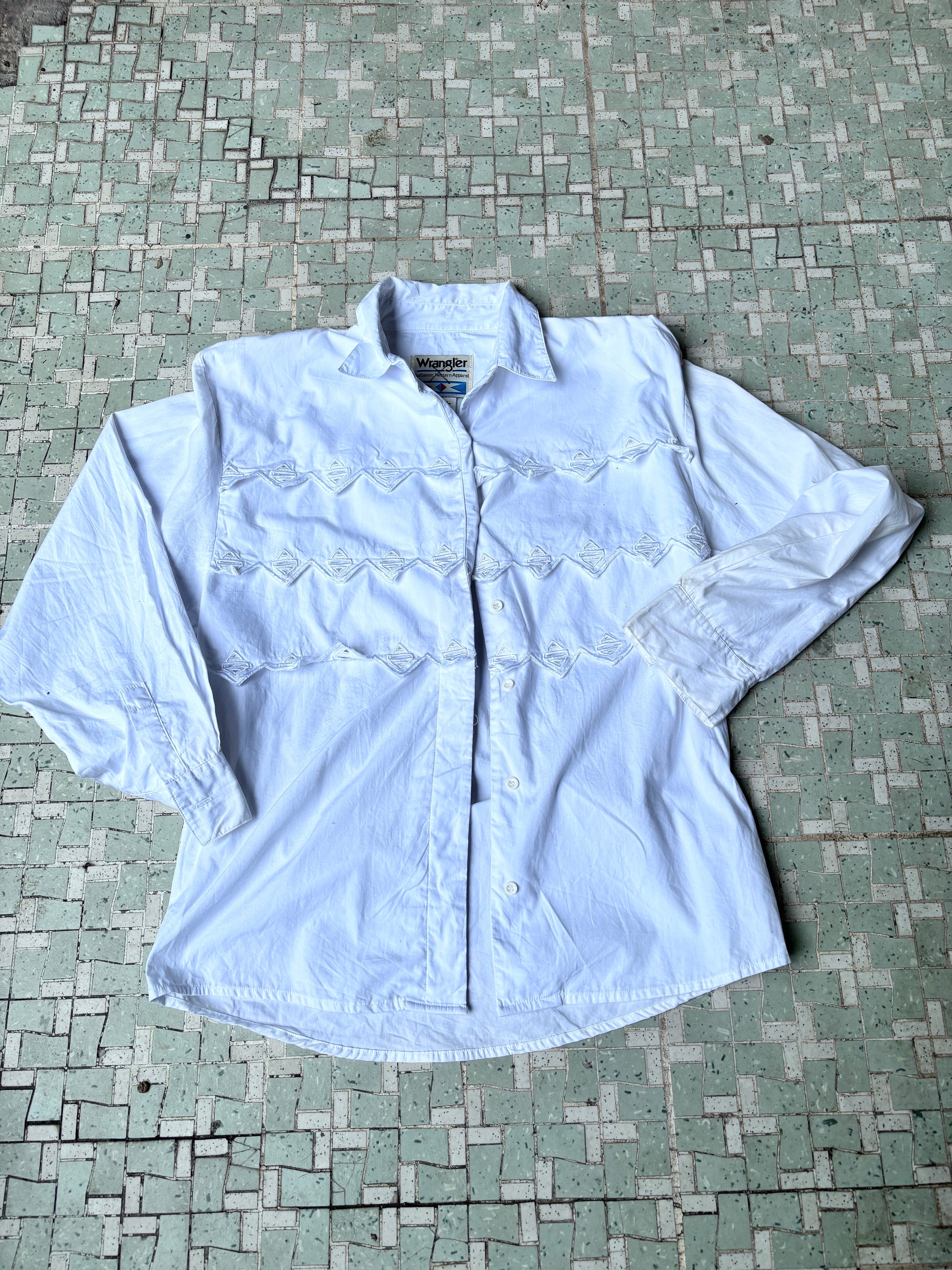 Vintage Wrangler Western Wear Shirt Size S