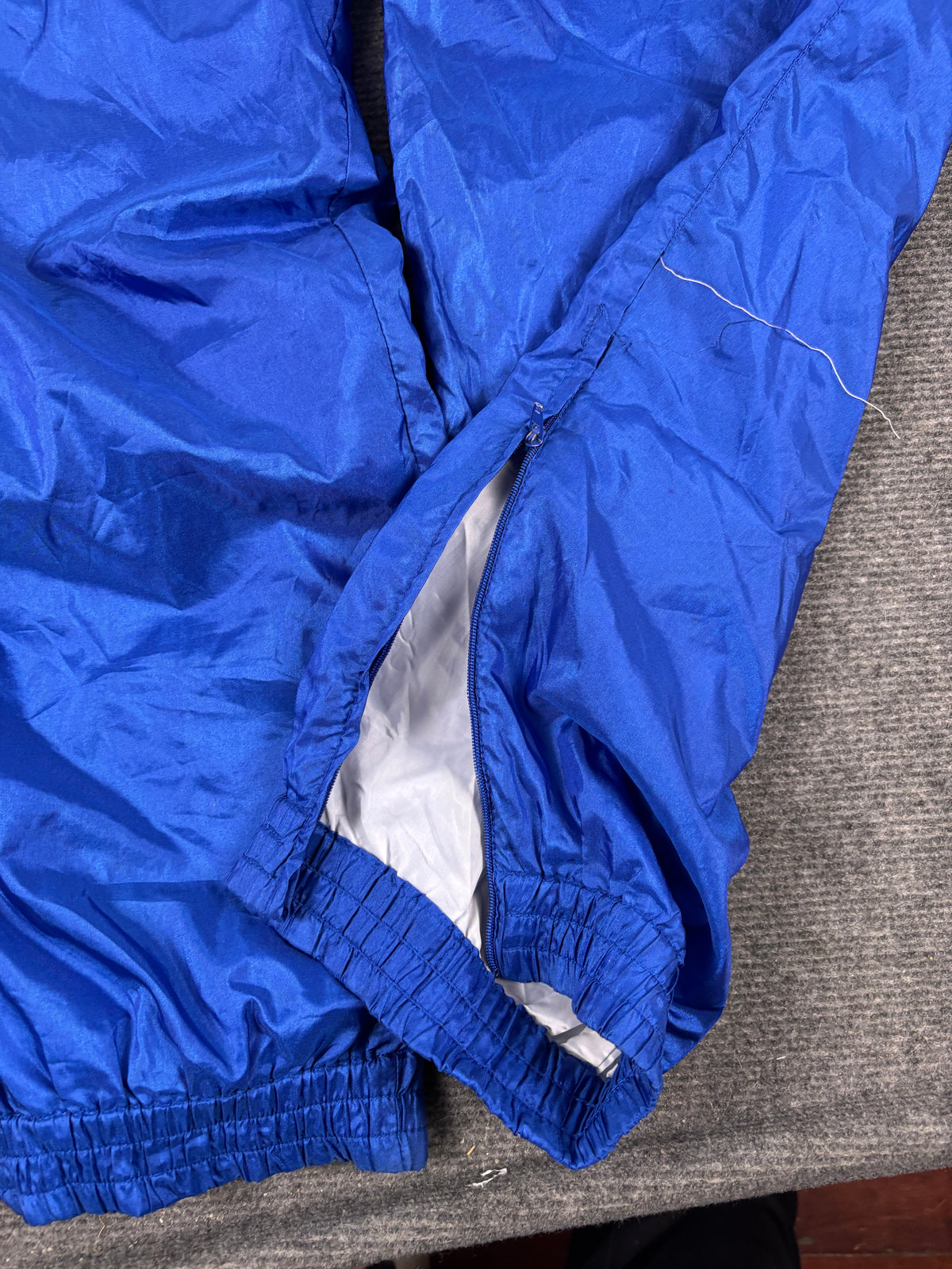 Vintage 90s Adidas track pants men’s large blue retro cuffed