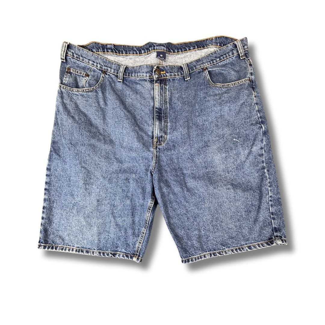 Vintage RK Brand Denim Shorts Men’s 48 Oversized Mid-Wash Hip Hop Baggy Jorts