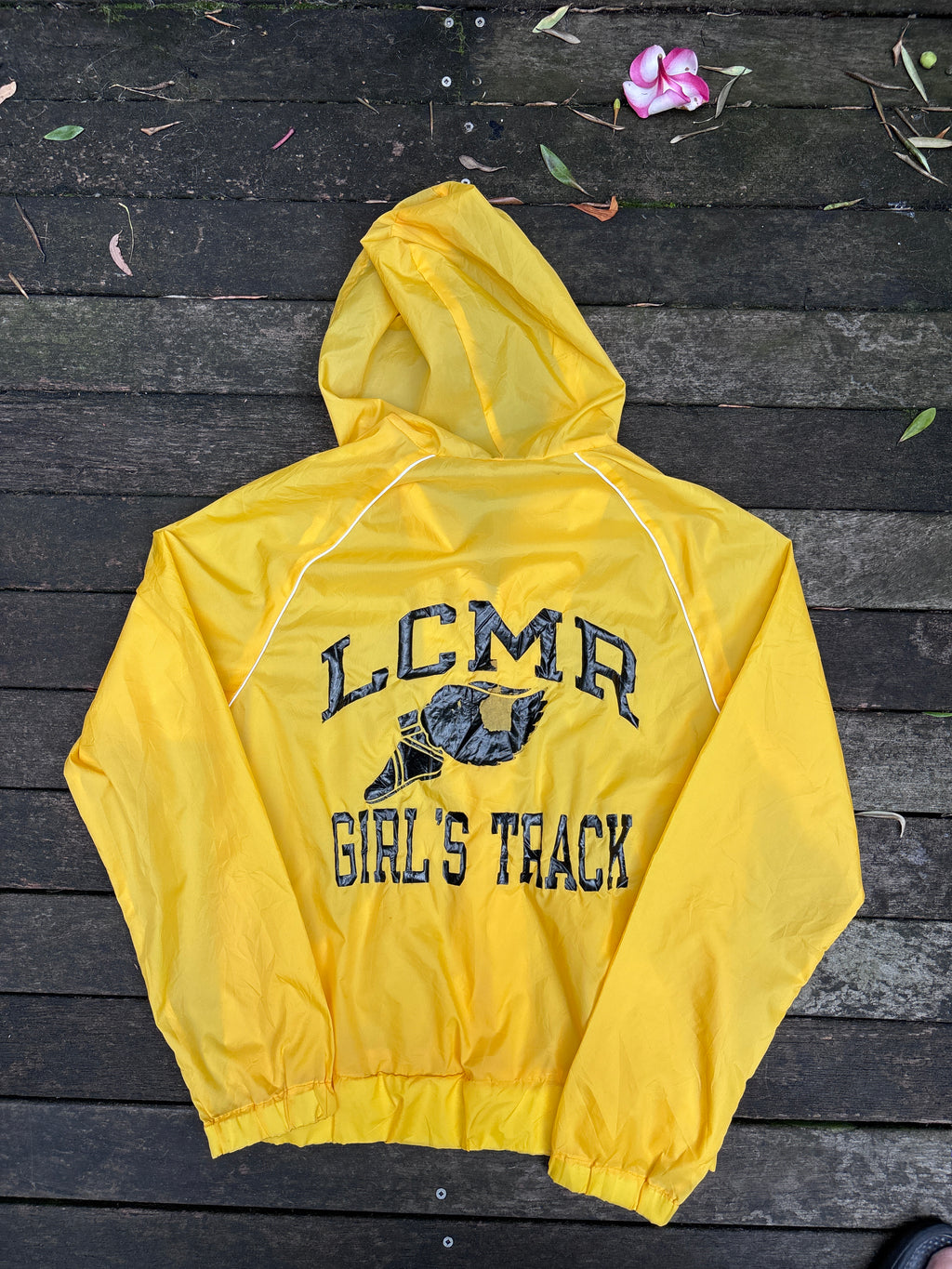 Y2K Champion Nylon Jacket Size S Girls Track Team USA