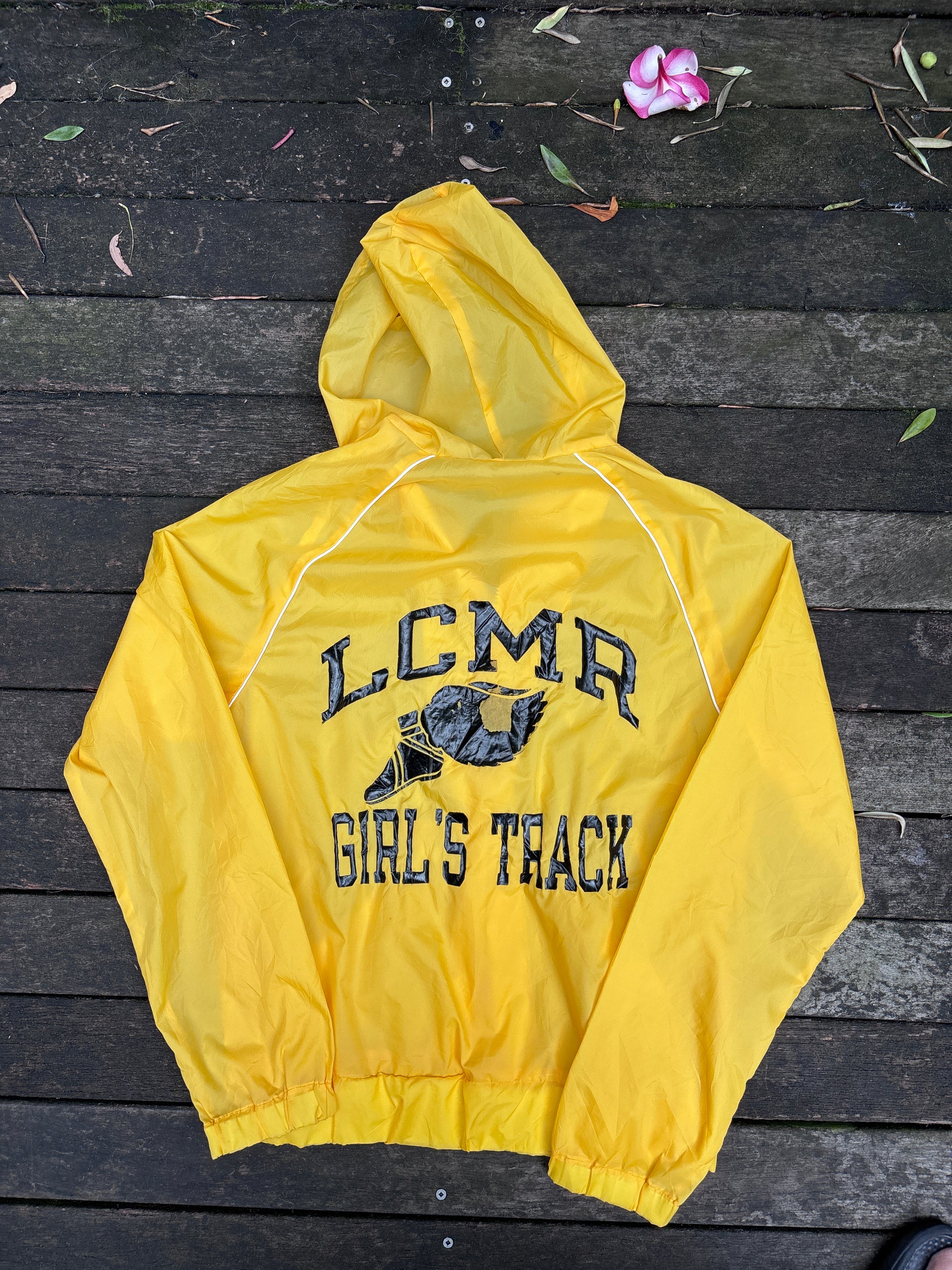 Y2K Champion Nylon Jacket Size S Girls Track Team USA