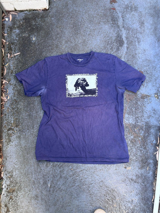 Carhartt WIP Sphinx T-shirt Size XL Navy State of Mind Graphic UK Release Only