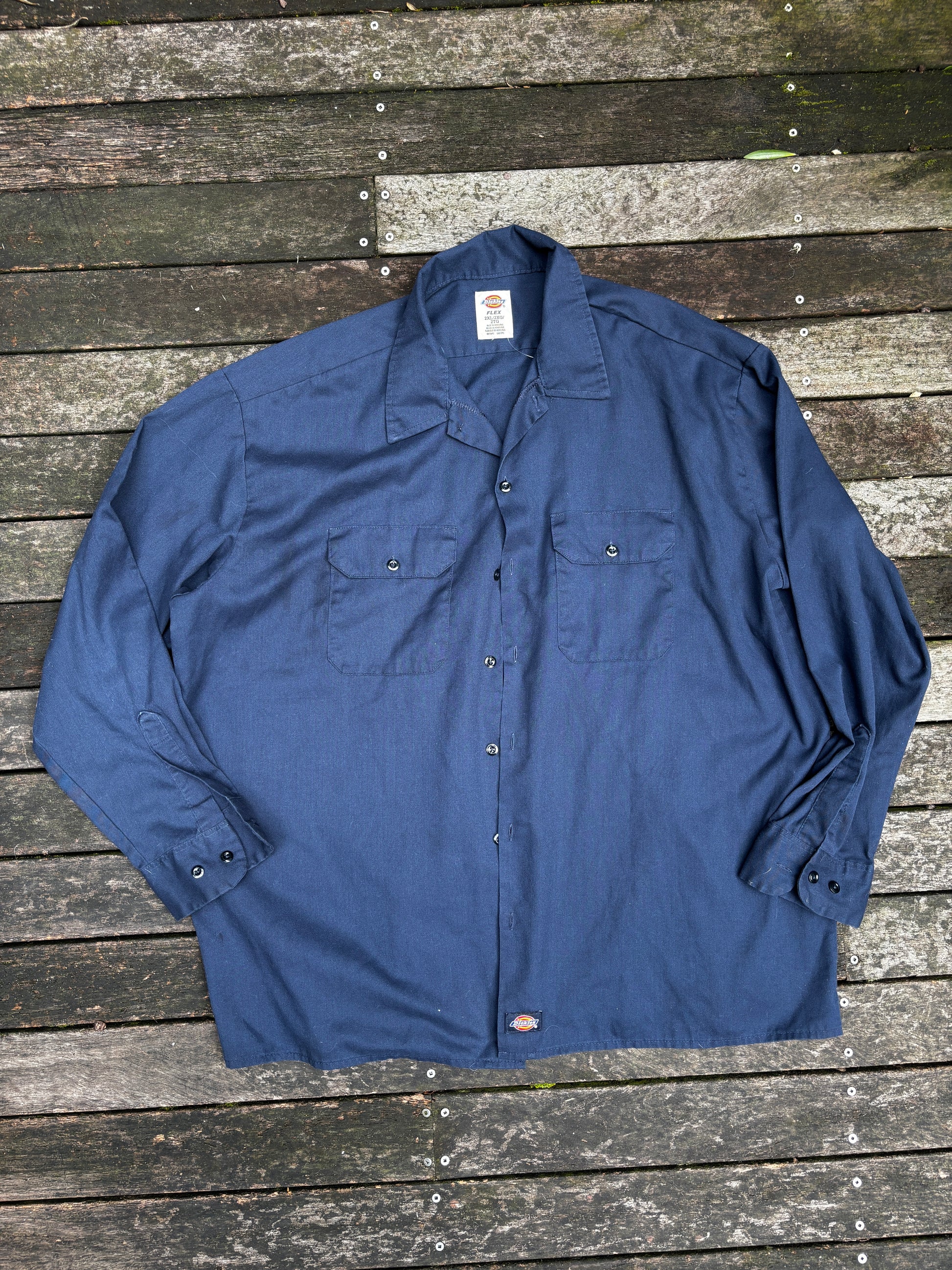 Vintage Dickies 90's Long Sleeve Button Shirt