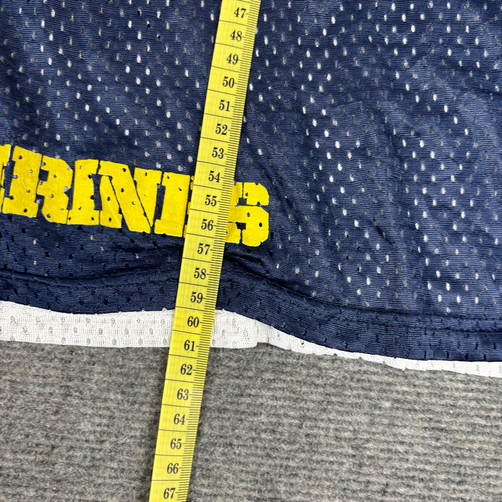 Vintage Lacrosse Reversible Jersey Women's M White Blue Mesh Activewear