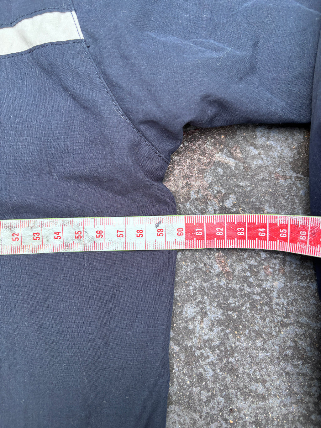 Vintage Y2K Nike Jacket Size S Navy Cream Detail Red Badge Full Zip Classic Windbreaker