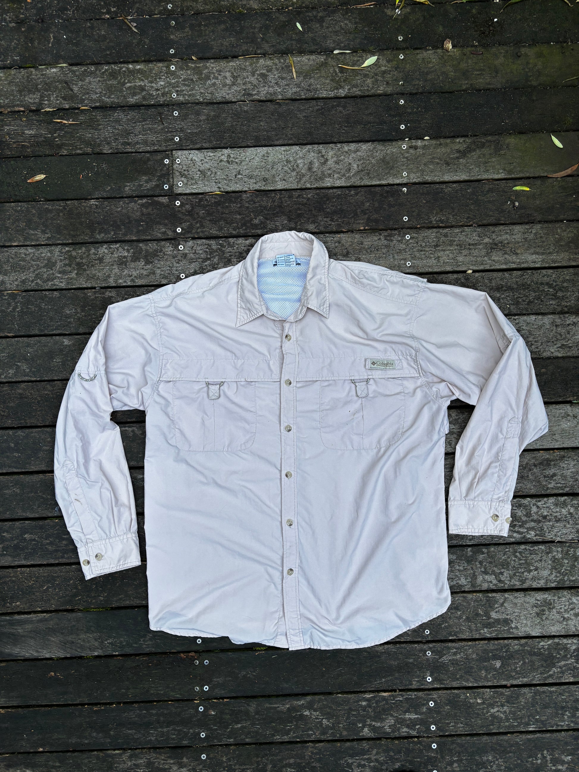 Vintage Columbia PFG Fishing Shirt Size M