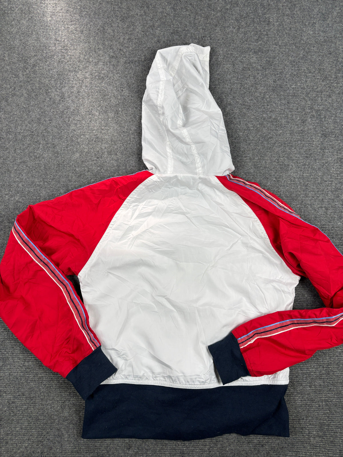 Vintage Y2K Umbro England Jacket Women's Small White Red Windbreaker