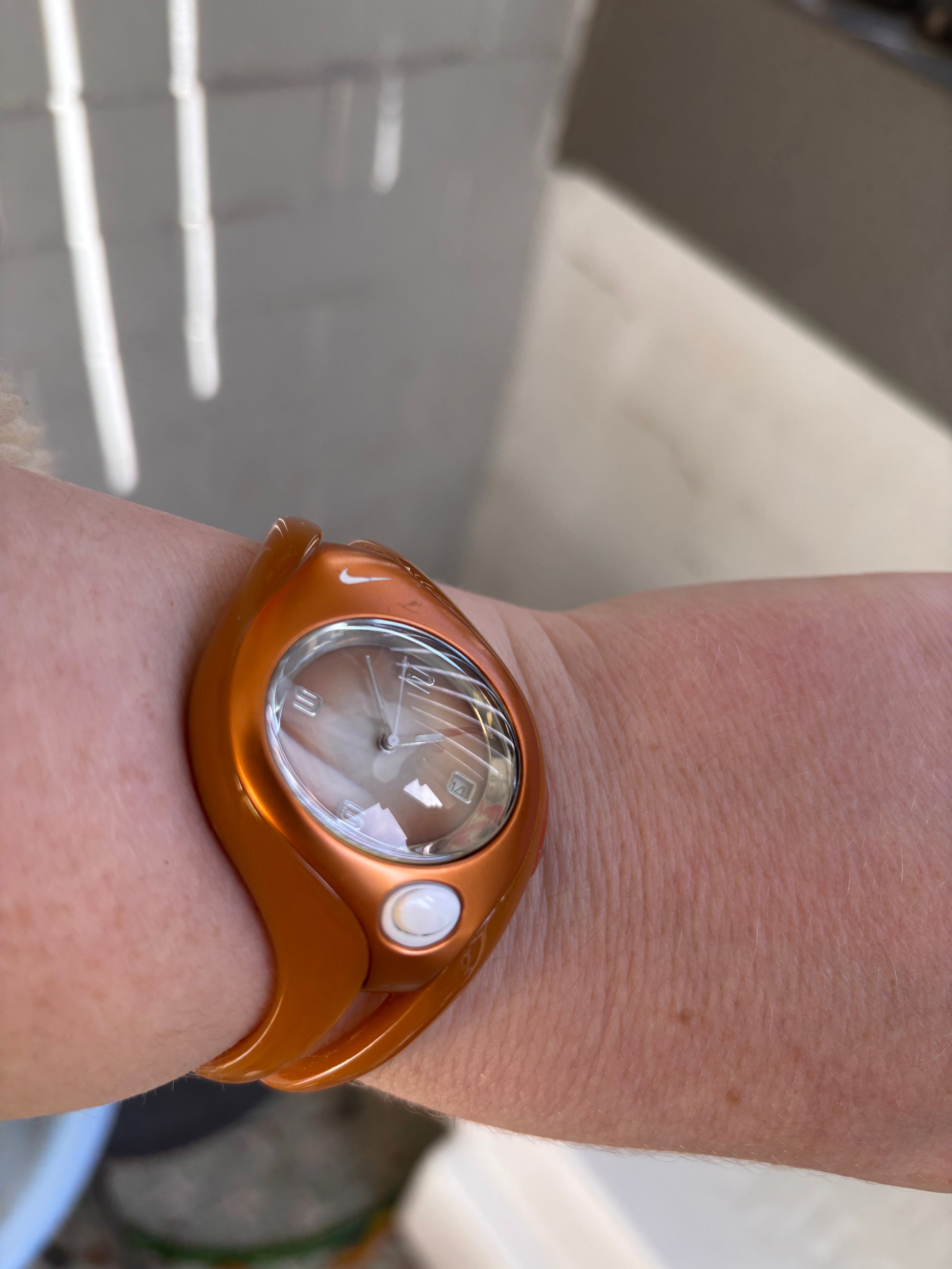 Vintage Y2K Nike Team Triax Swift Texas Longhorns Yellow Orange Analogue Watch