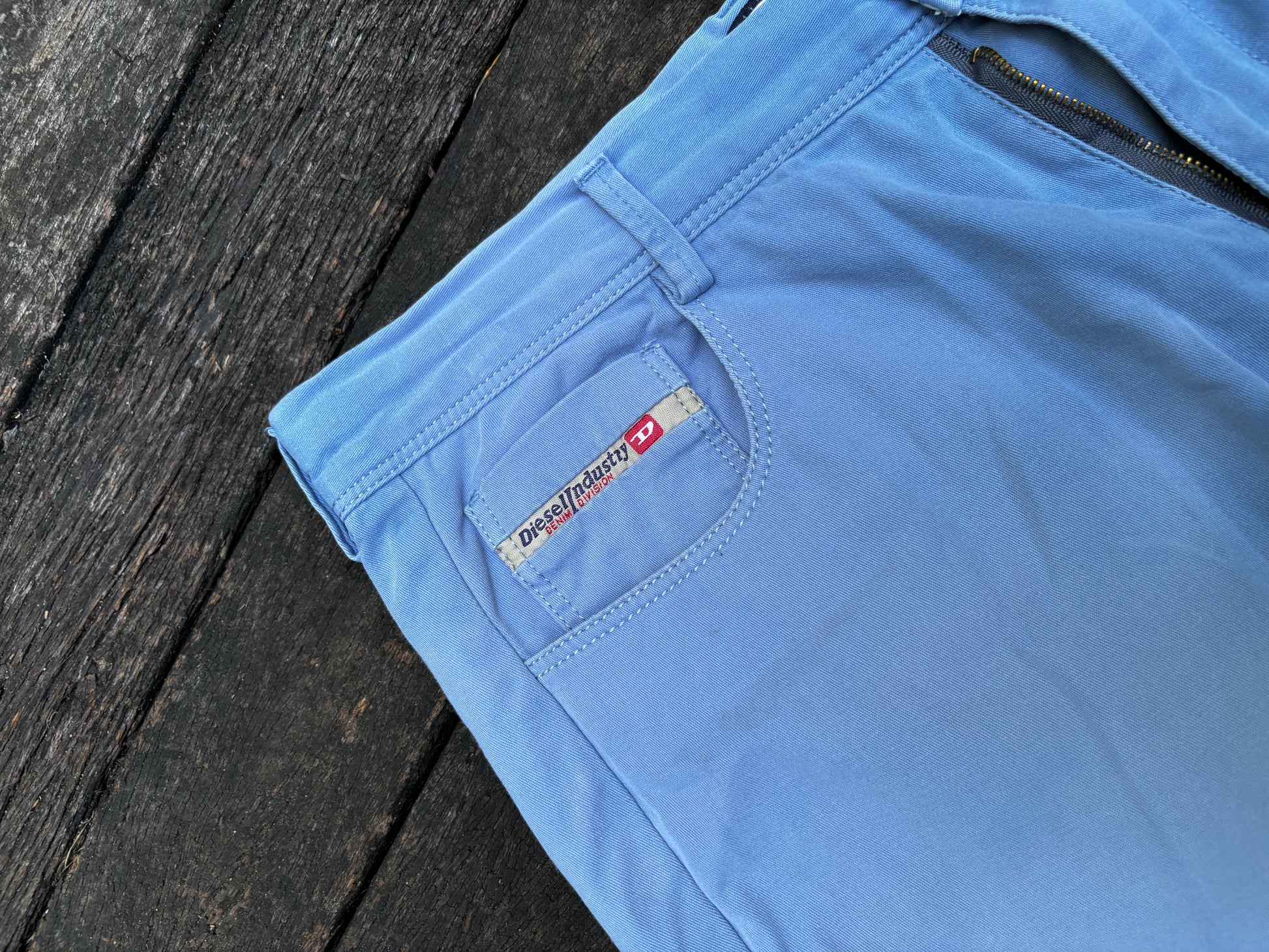 Vintage Diesel Denim Shorts Size 32 Blue