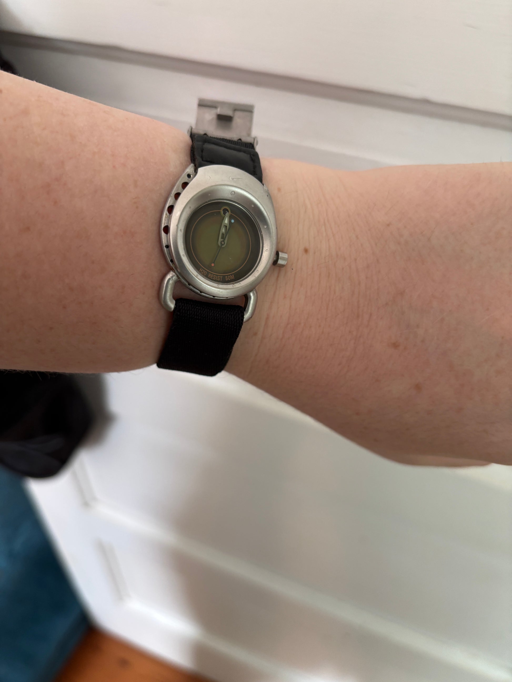 Women's Vintage Y2K Nike ACG Analogue Watch All Steel Tech Wear Gorpcore