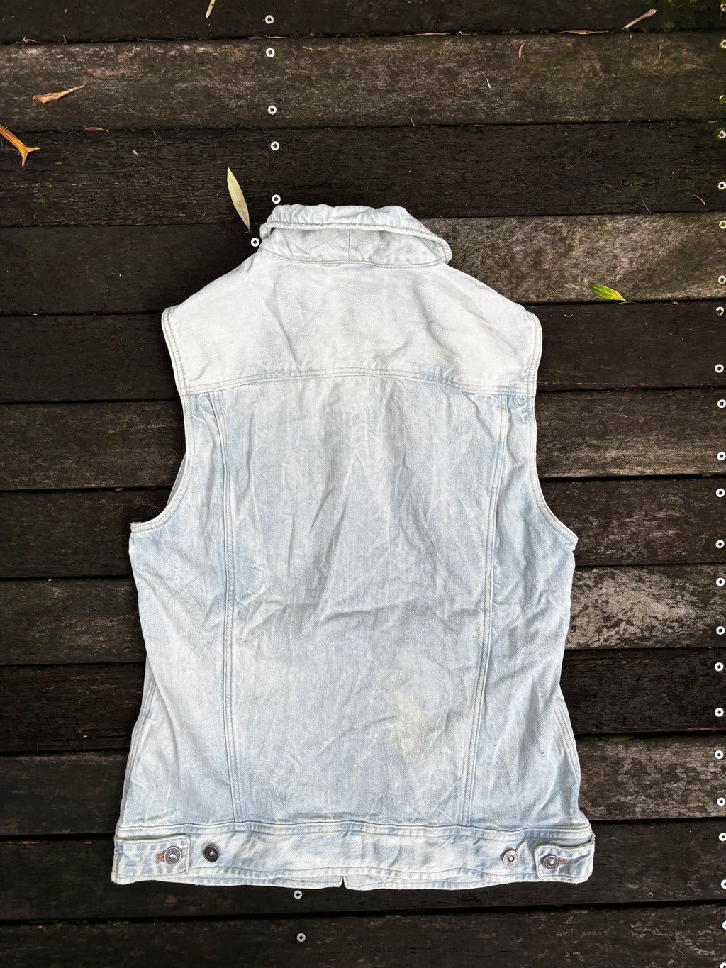 Y2K G-Star Raw Denim Vest Size M