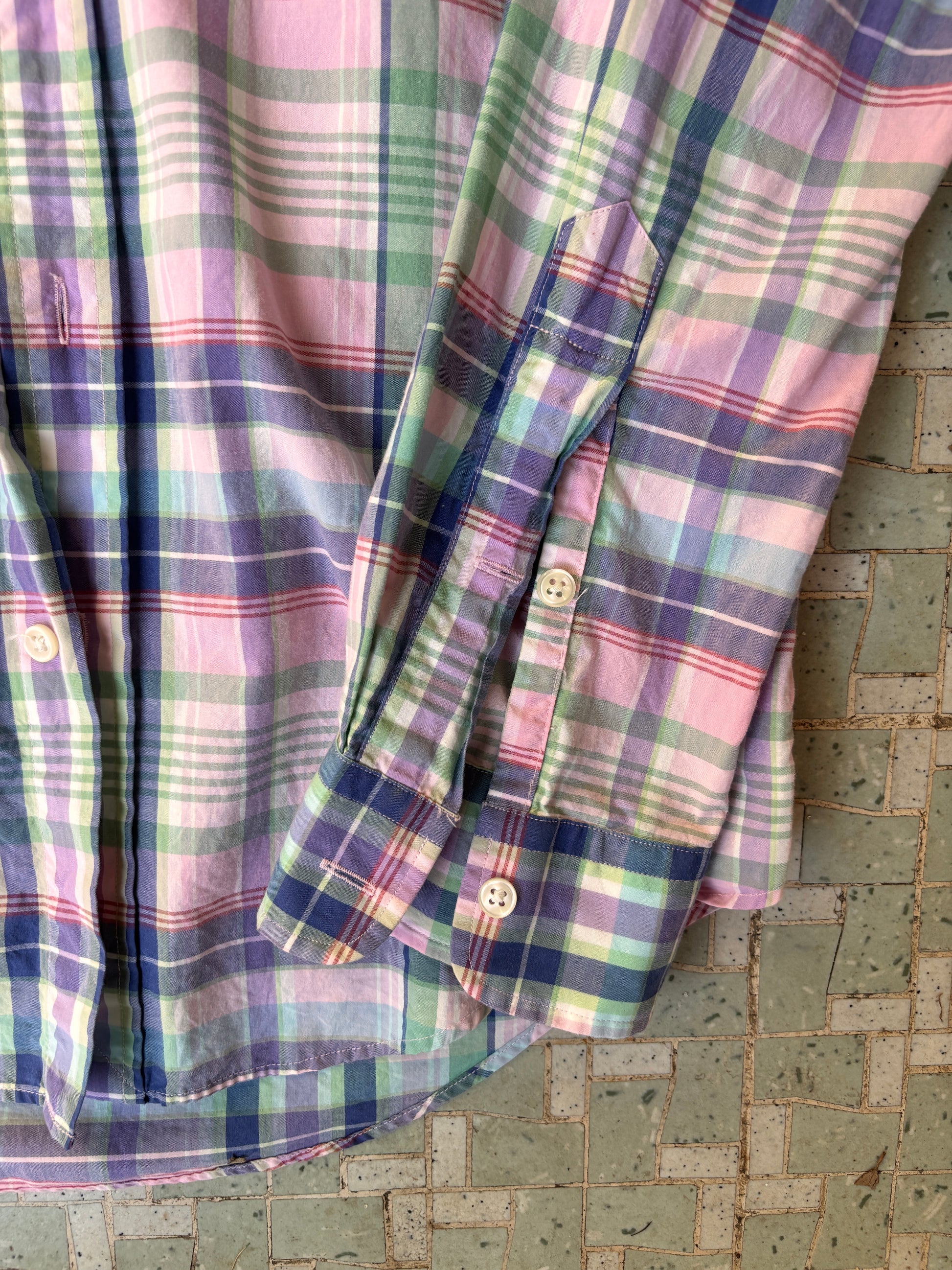 Vintage 90's Ralph Lauren Shirt Size S Gingham