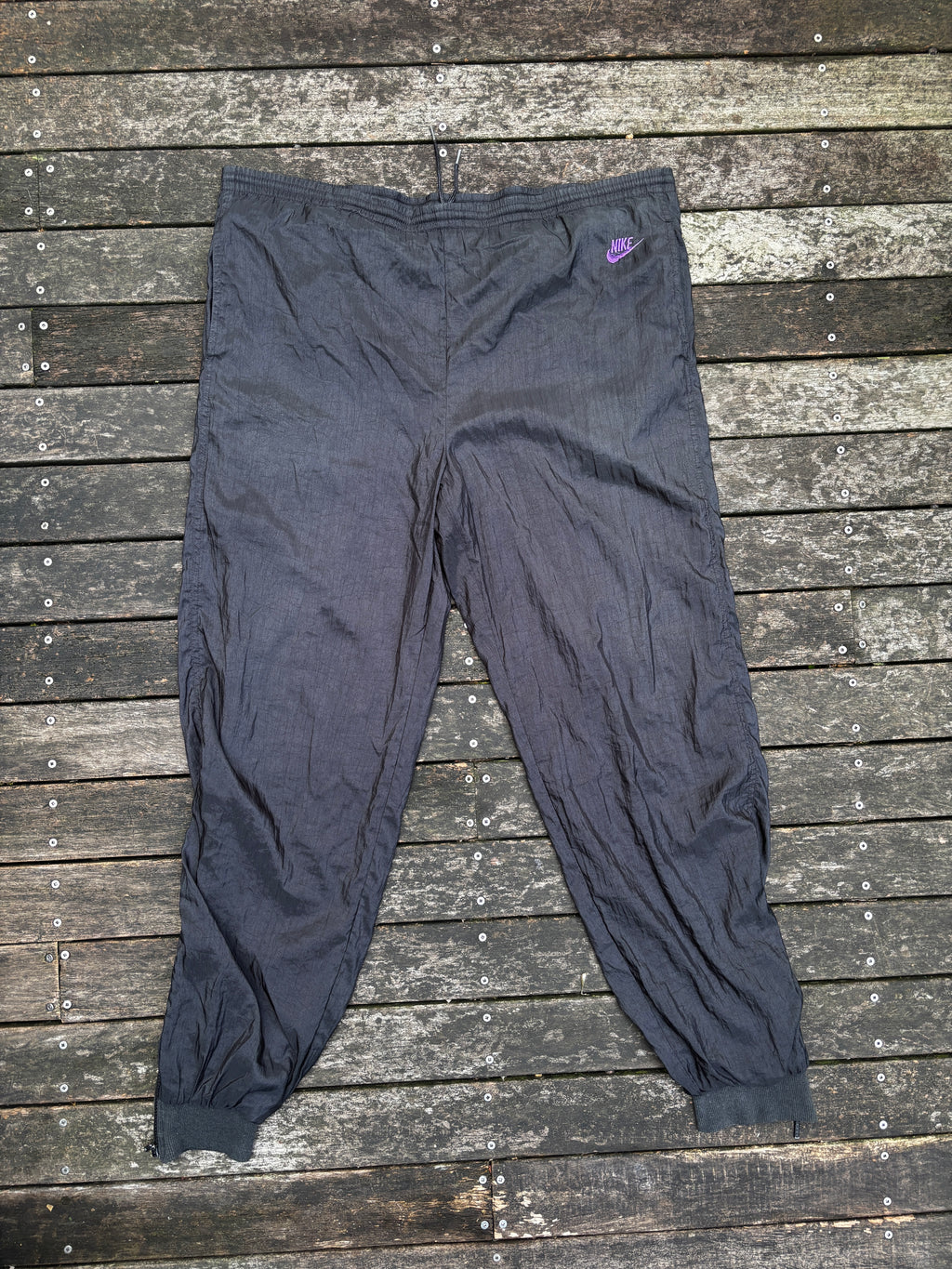 Nike Challenge Court Track Pants Black Vintage 90s