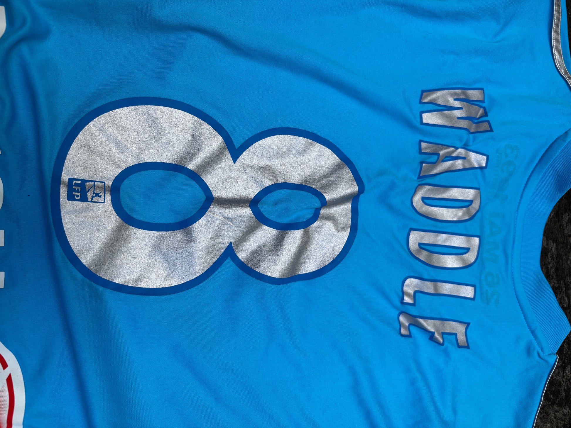 Olympique Marseille Waddle #8 Jersey Size XL