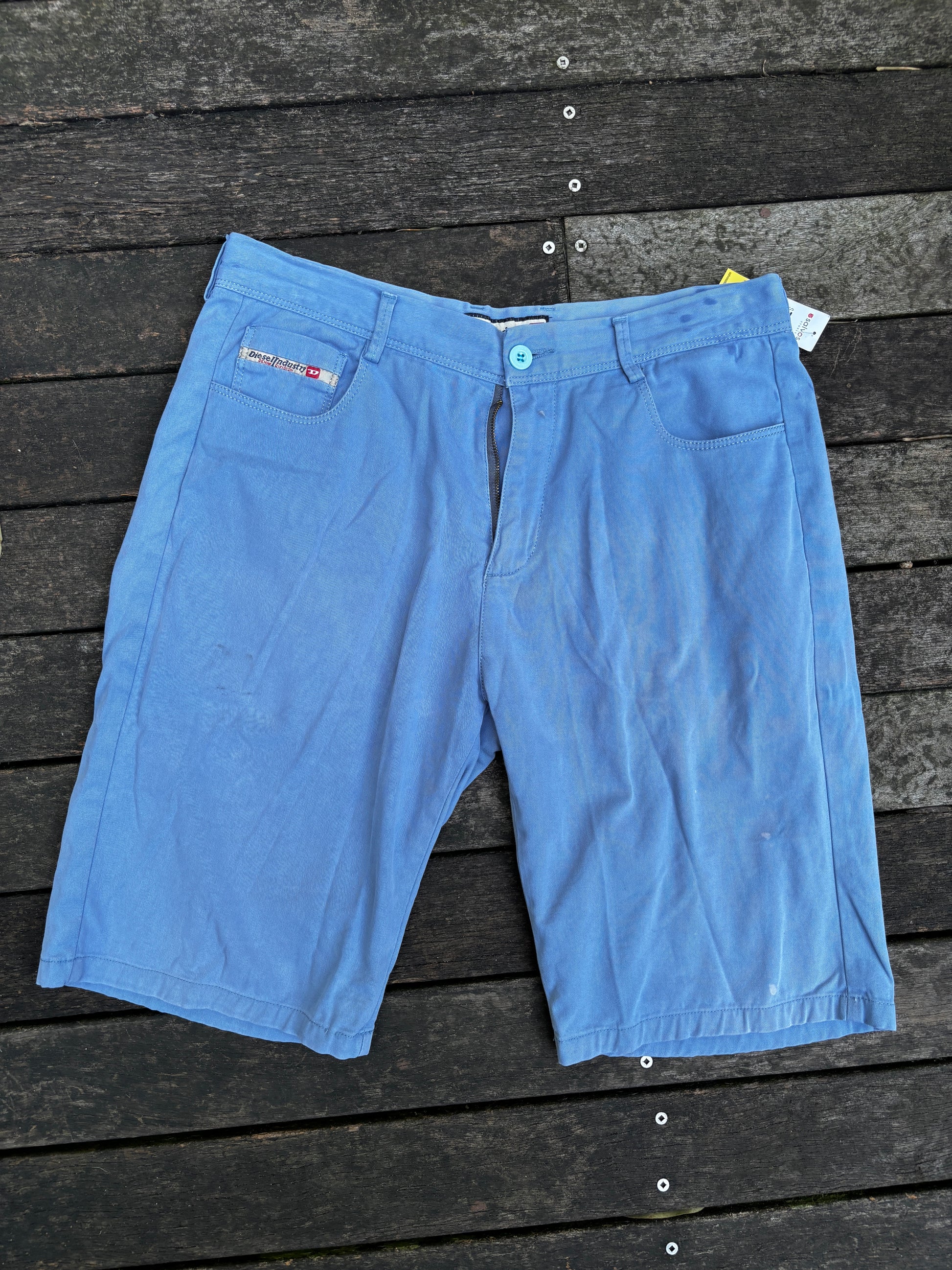 Vintage Diesel Denim Shorts Size 32 Blue