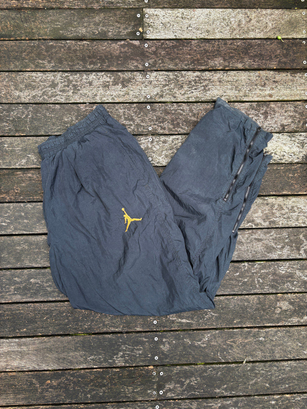 Vintage Air Jordan Nike Track Pants Size L 90's Jumpman tag