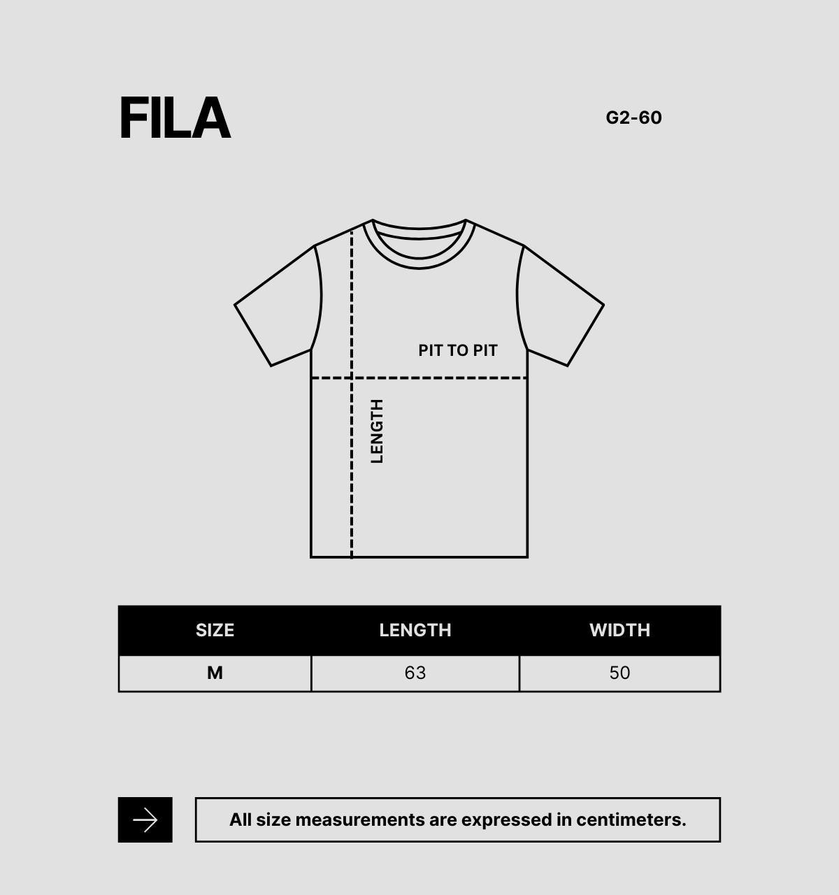 Fila Colour Block T-Shirt Size M Grey White Badge Logo