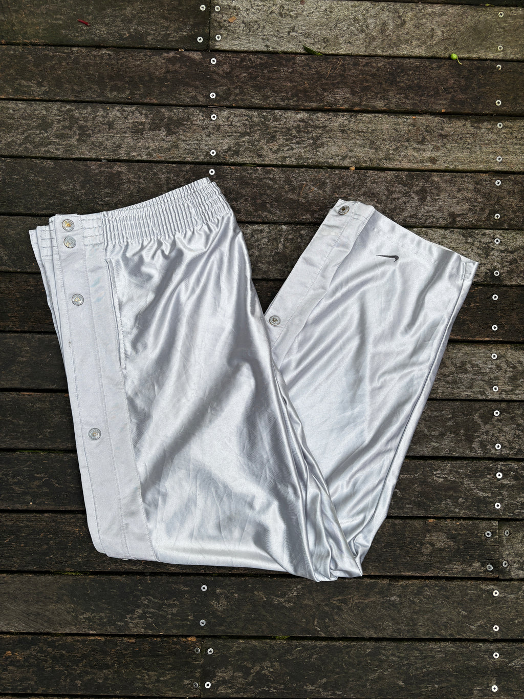 Nike Y2K Tearaway Basketball Track Pants Size XXL Grey