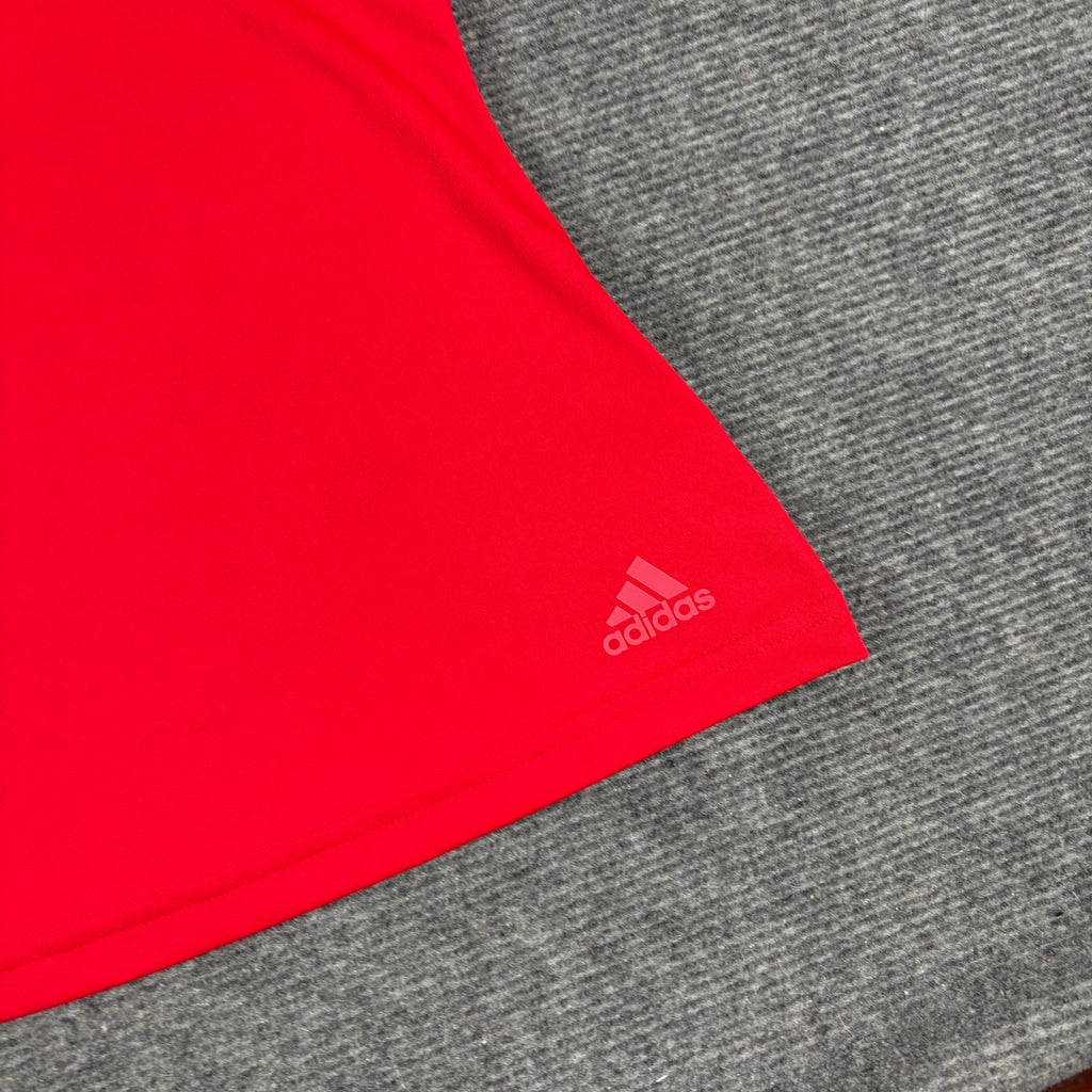 y2k Adidas Climalite Tank Top Women's Small Red Pink Activewear