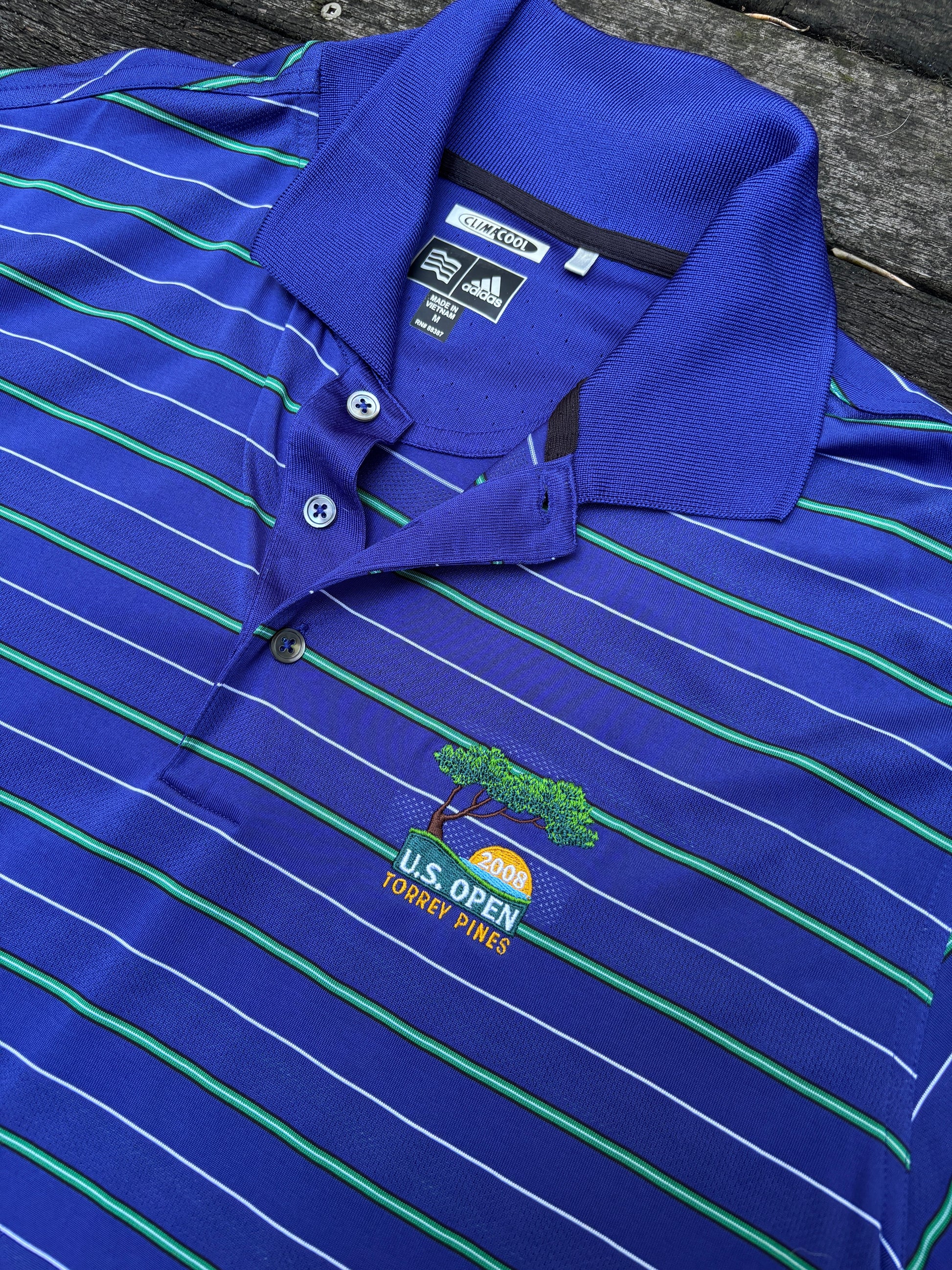 Vintage Adidas US Open Golf Polo Size M