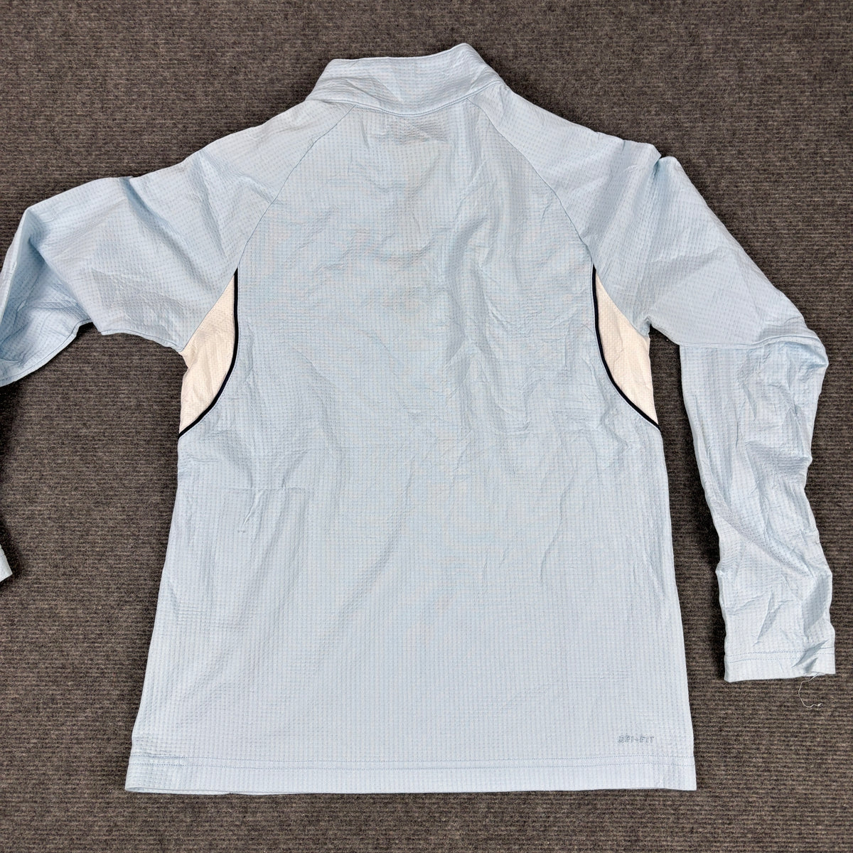 Vintage Y2K Nike Dri-Fit Jacket Women's Small Blue 1/4 Zip Activewear