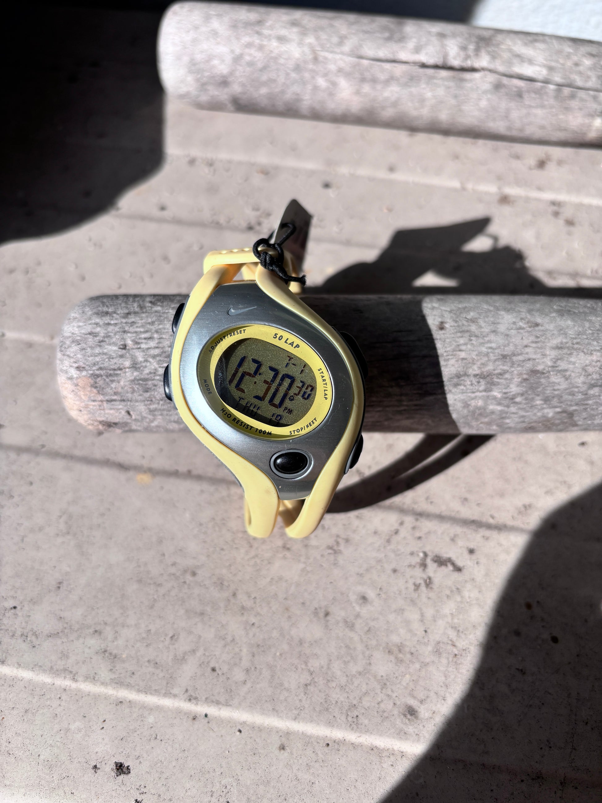 Vintage Y2K Nike Triax Swift Alpha Project Watch Yellow Blue OSFM Digital