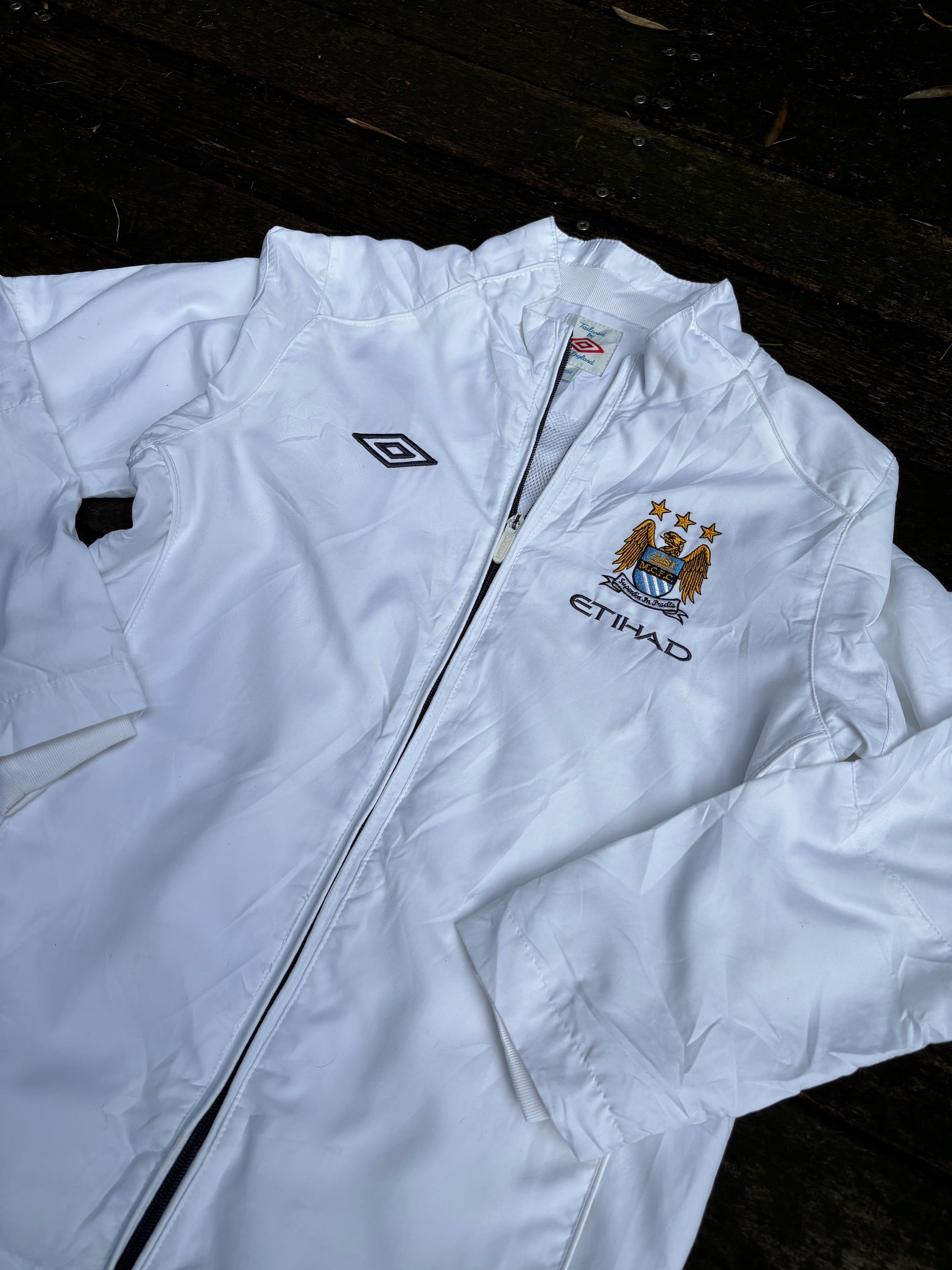 Manchester City Vintage Umbro Jacket Sz S