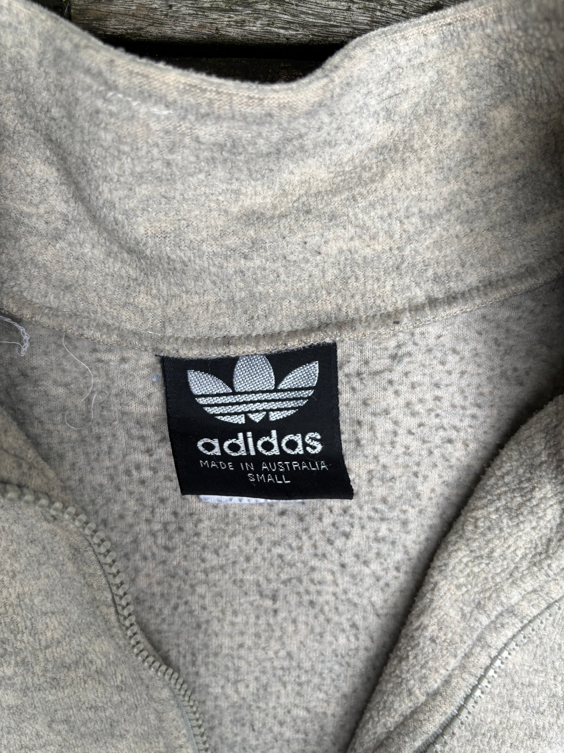 Vintage Adidas 1/4 Zip Ugly Jumper Size S