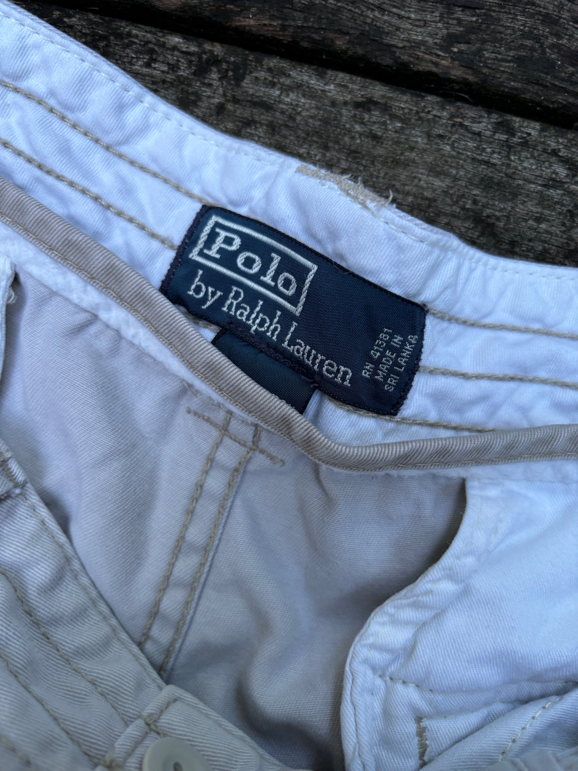 Vintage Polo Ralph Lauren Cargo Shorts Size 34