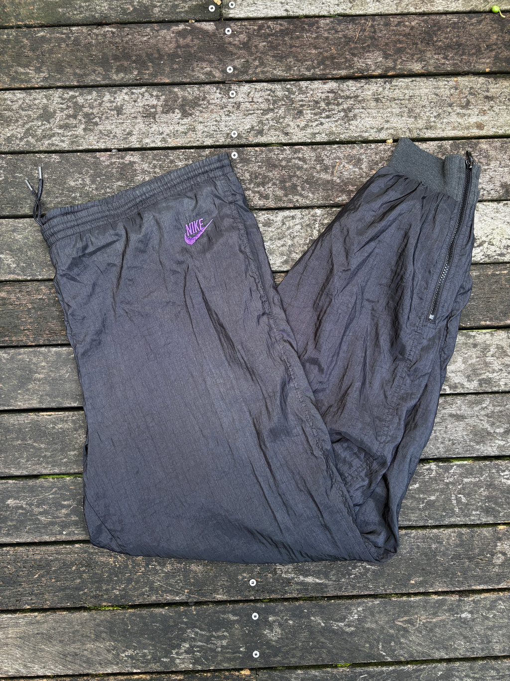 Nike Challenge Court Track Pants Black Vintage 90s