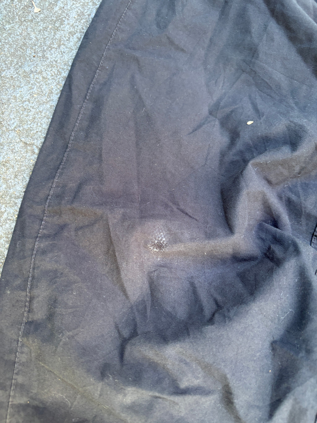 Classic Nike Track Pants Size S Black White Spell Out Detail Nylon Style Windbreakers
