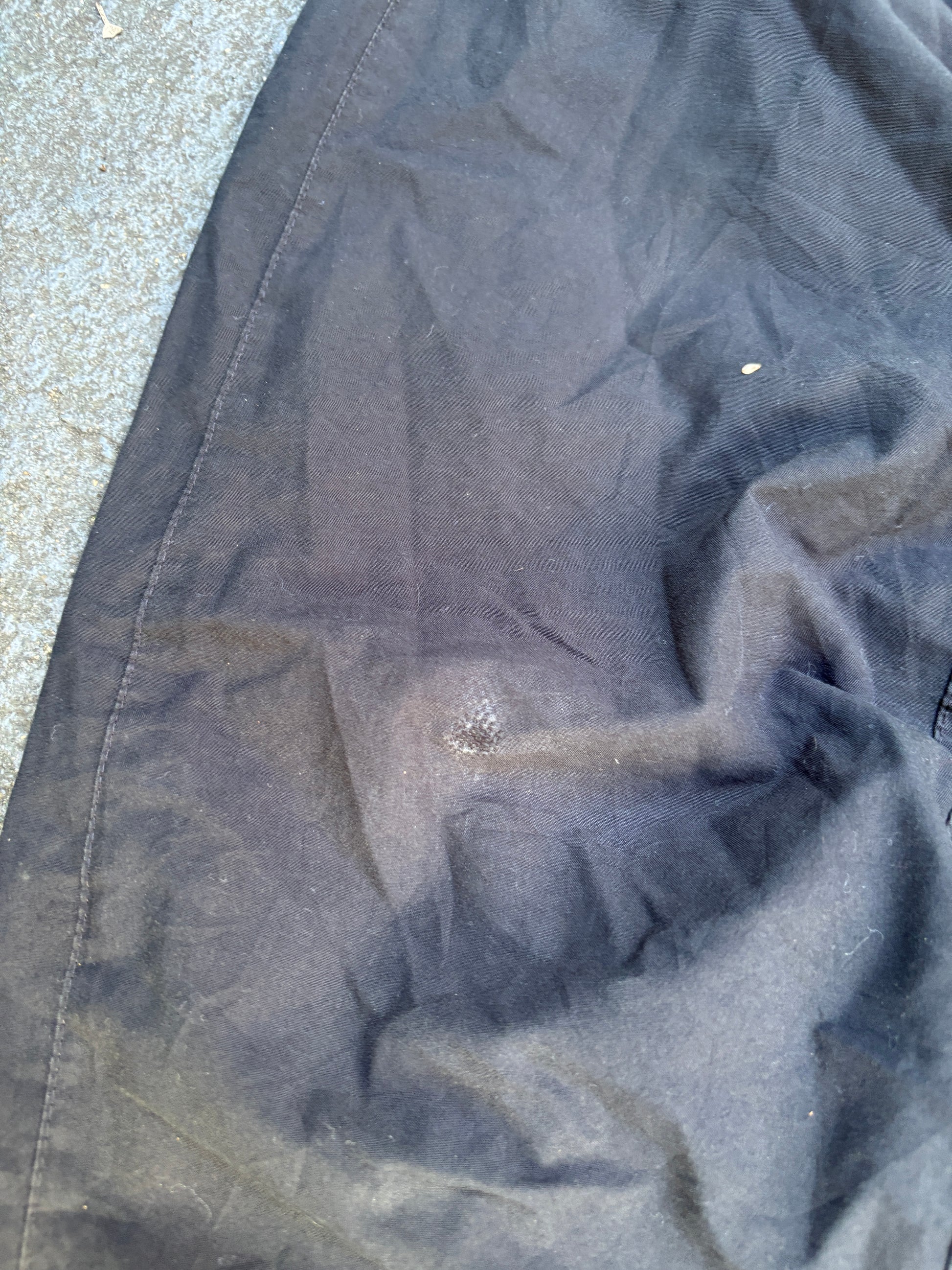 Classic Nike Track Pants Size S Black White Spell Out Detail Nylon Style Windbreakers