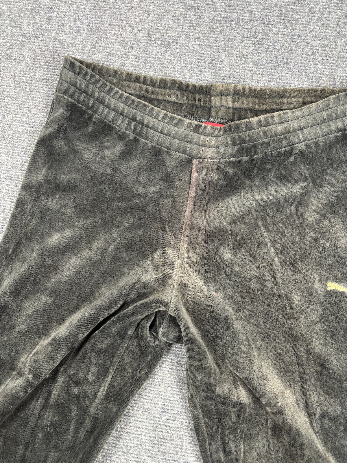 Vintage Puma Velour Track Pants Women's Small Flared Leg y2k Activewear