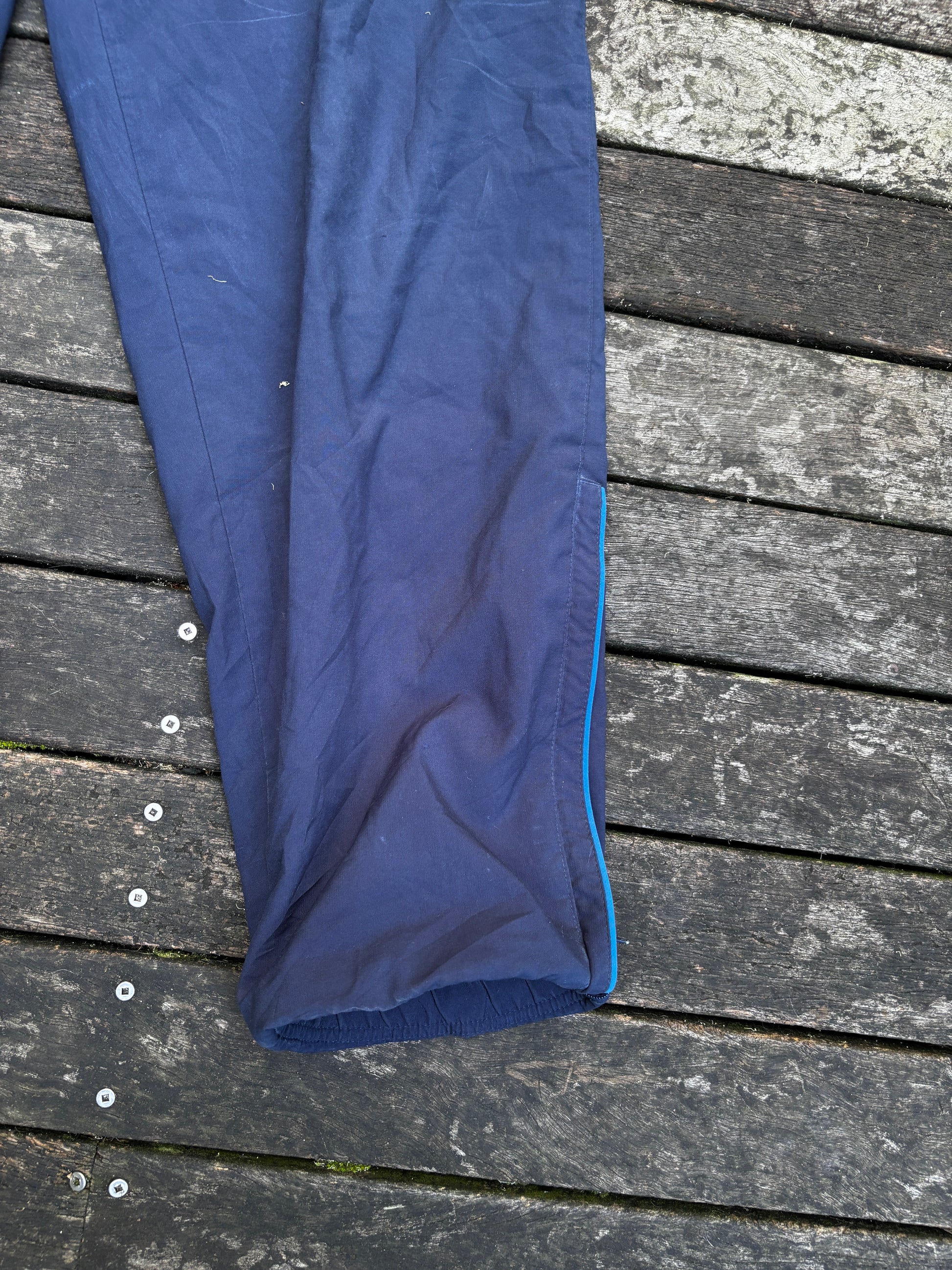 Nike Track Pants in Navy Size L Everyday Wear Nylon Windbreakers