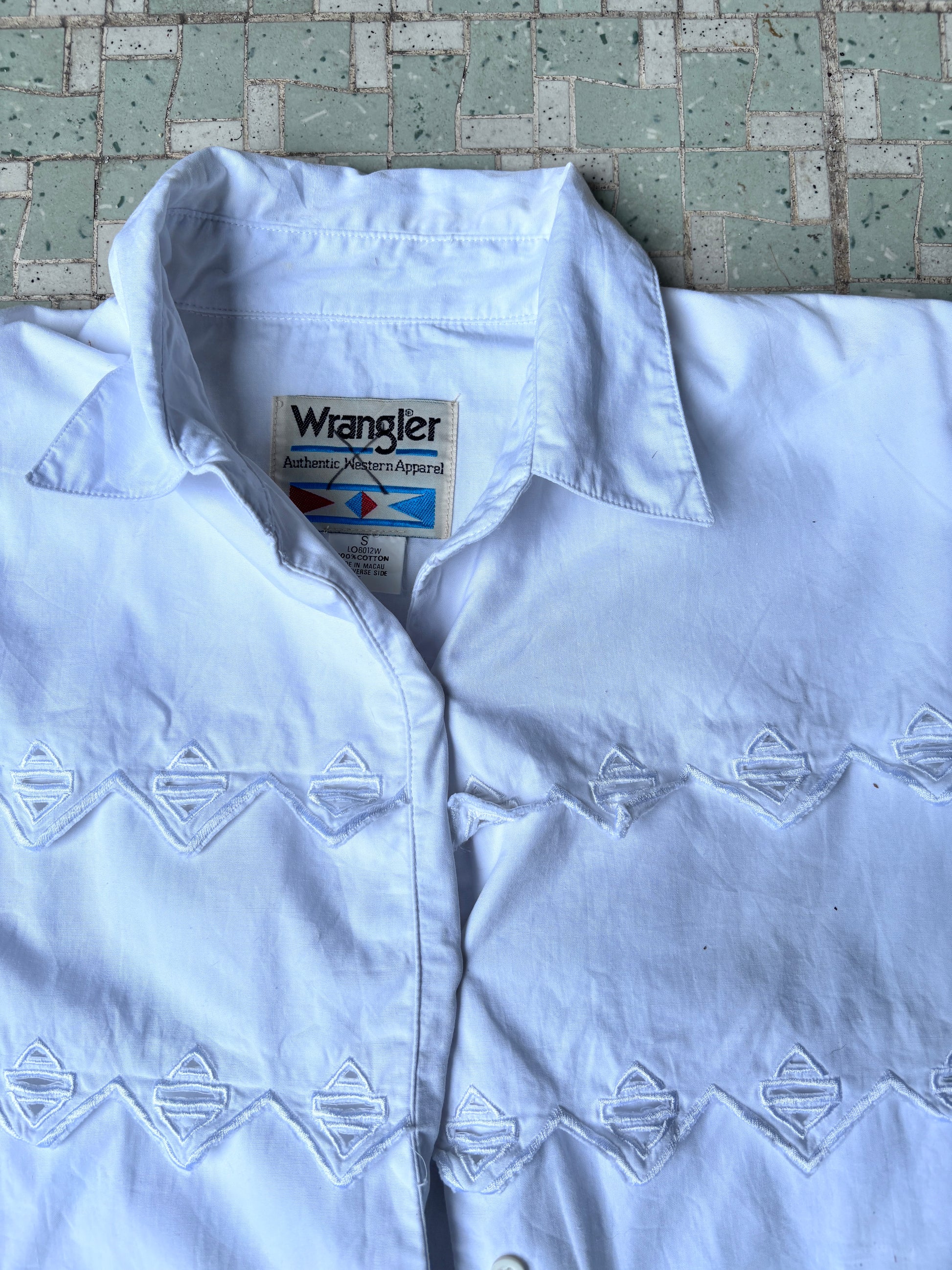 Vintage Wrangler Western Wear Shirt Size S