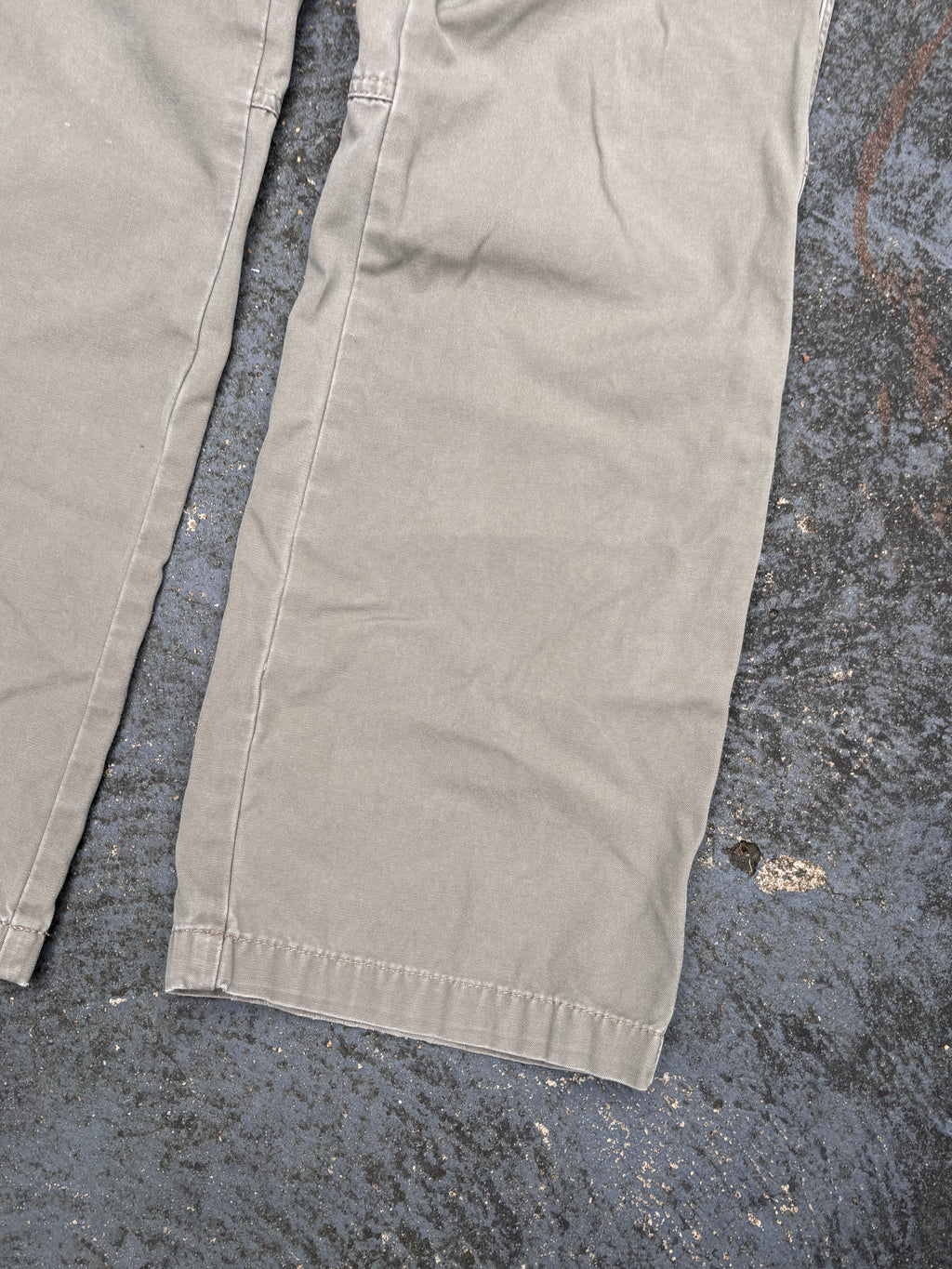 Vintage Dickies Pants Size S Khaki Pocket & Zip Details Straight Leg Made in USA