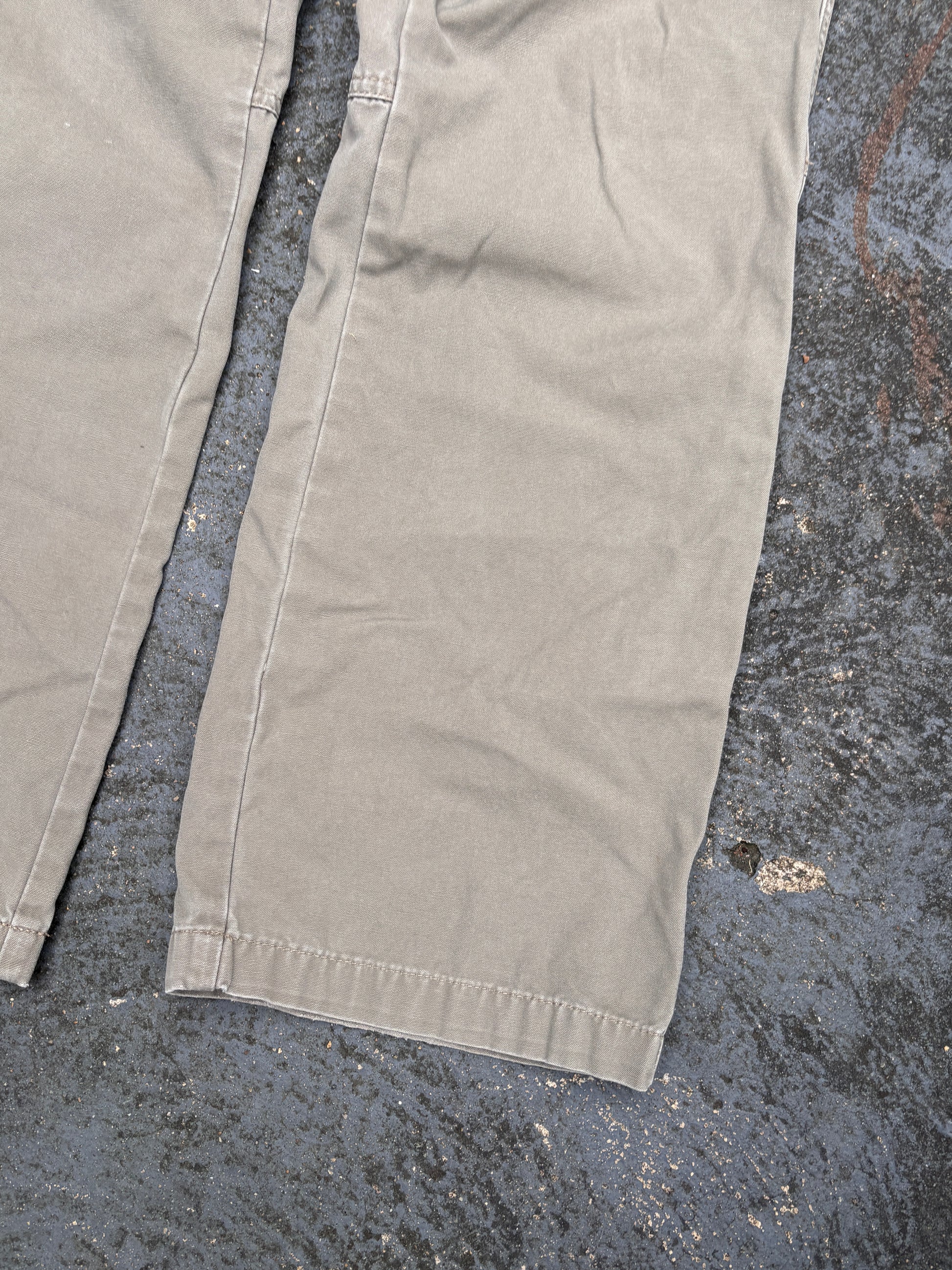 Vintage Dickies Pants Size S Khaki Pocket & Zip Details Straight Leg Made in USA