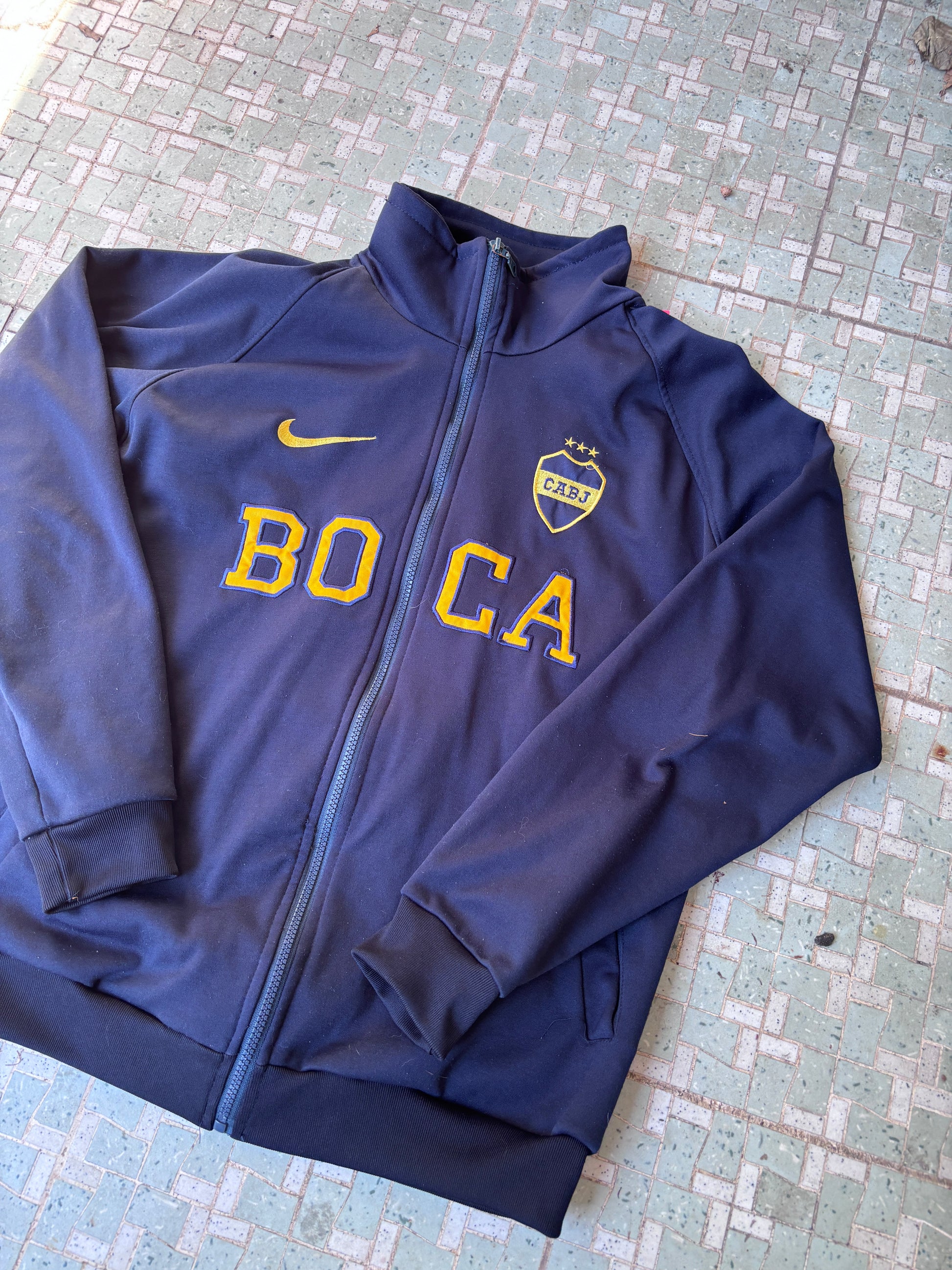 Y2K Nike Boca Juniors Football Jacket Size XL