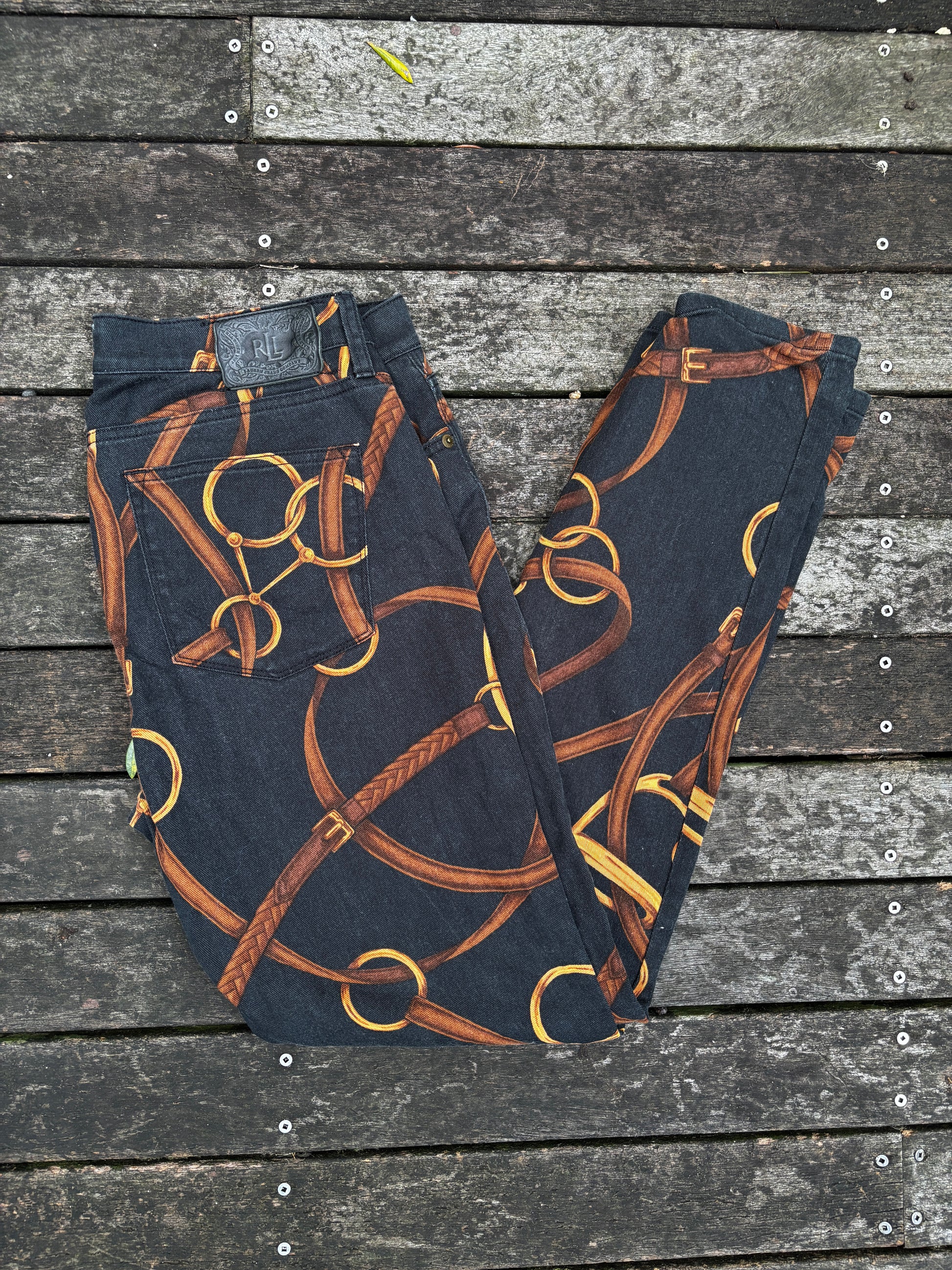 Vintage Lauren Ralph Lauren Belting Jeans Size 10