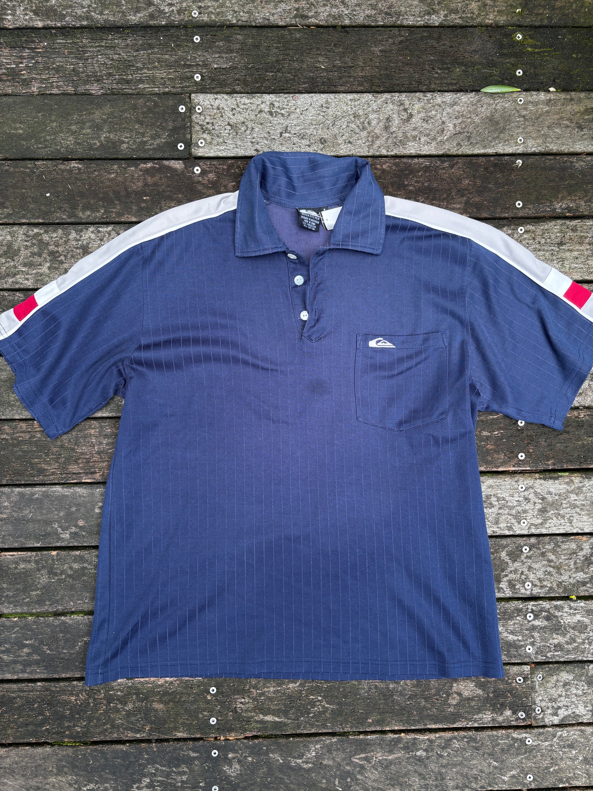 Vintage 90s Quiksilver Polo Size S
