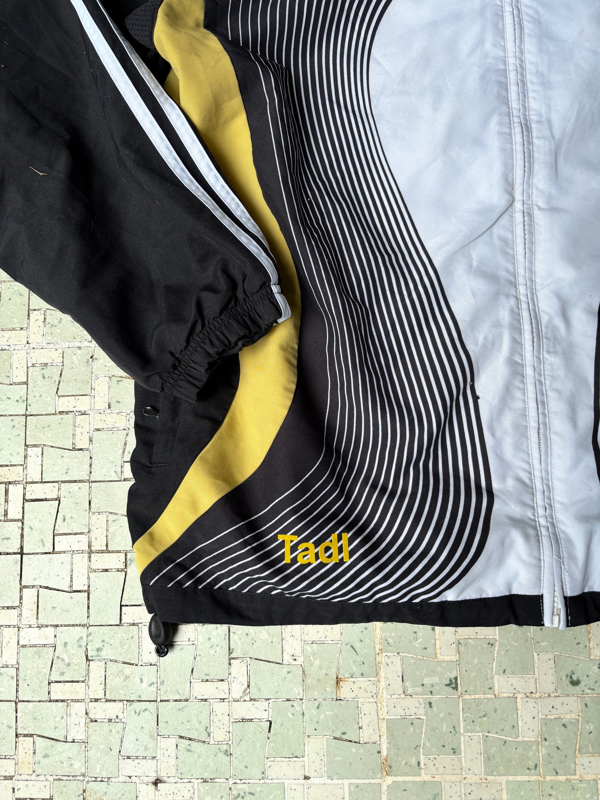 Vintage ADIDAS Jacket Size L Y2K FC Taxi Duisburg Football