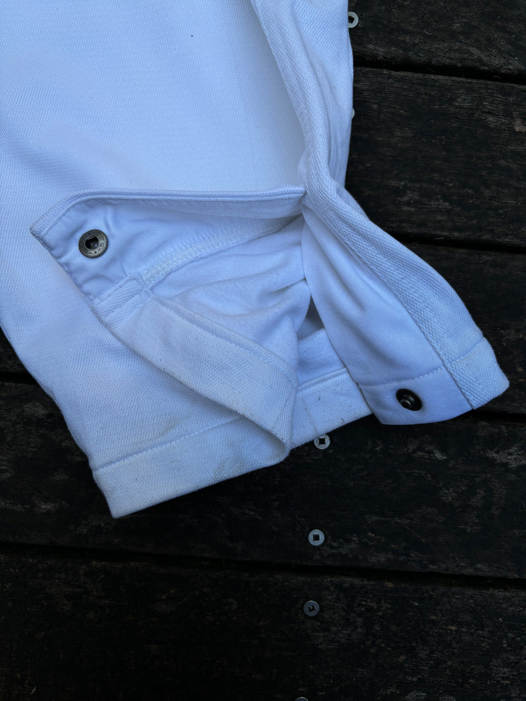 Y2K Nike White Track Pants Size XXL Mesh Texture