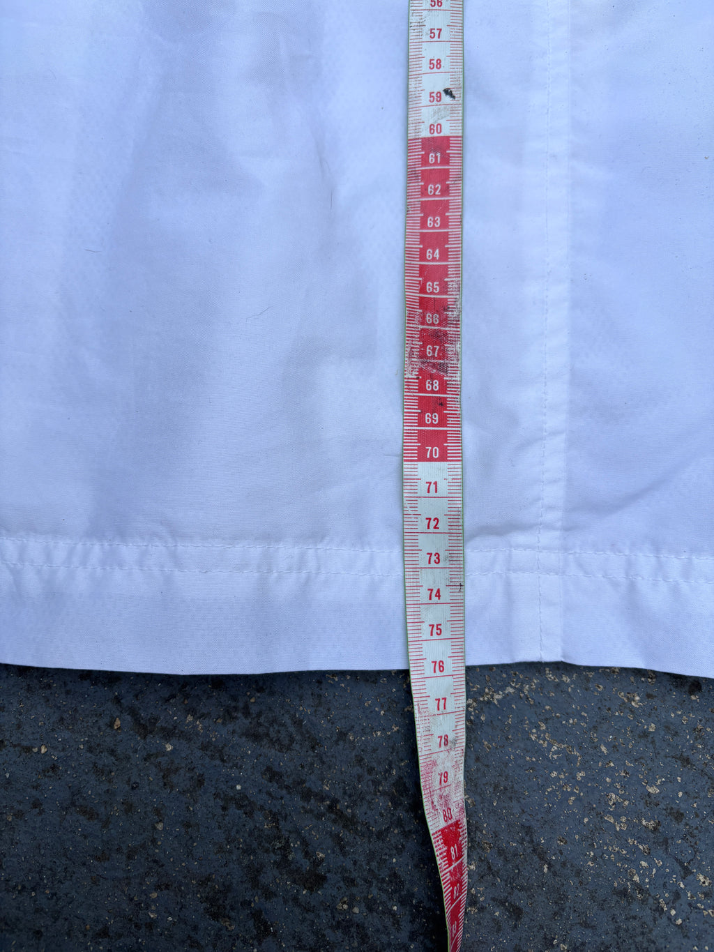 Vintage 90s Nike Jacket Men’s L White Red Swoosh Classic Nylon Windbreaker