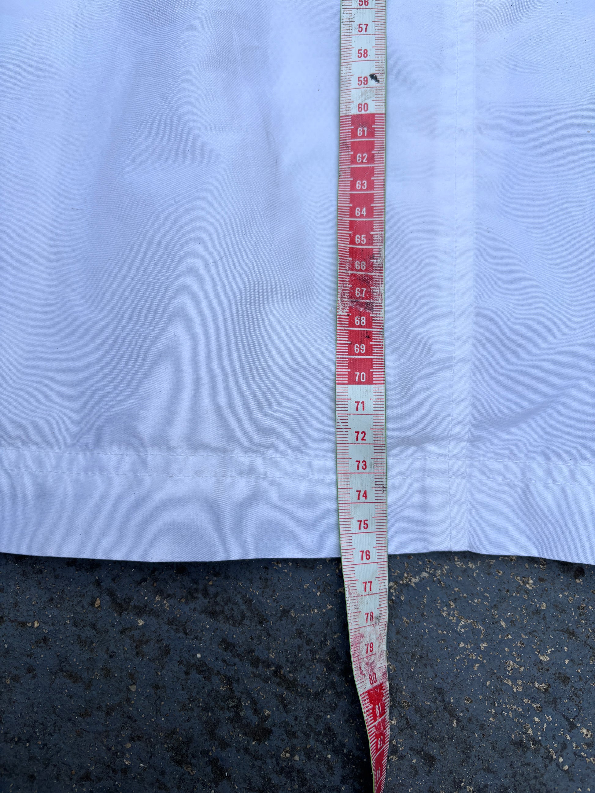 Vintage 90s Nike Jacket Men’s L White Red Swoosh Classic Nylon Windbreaker
