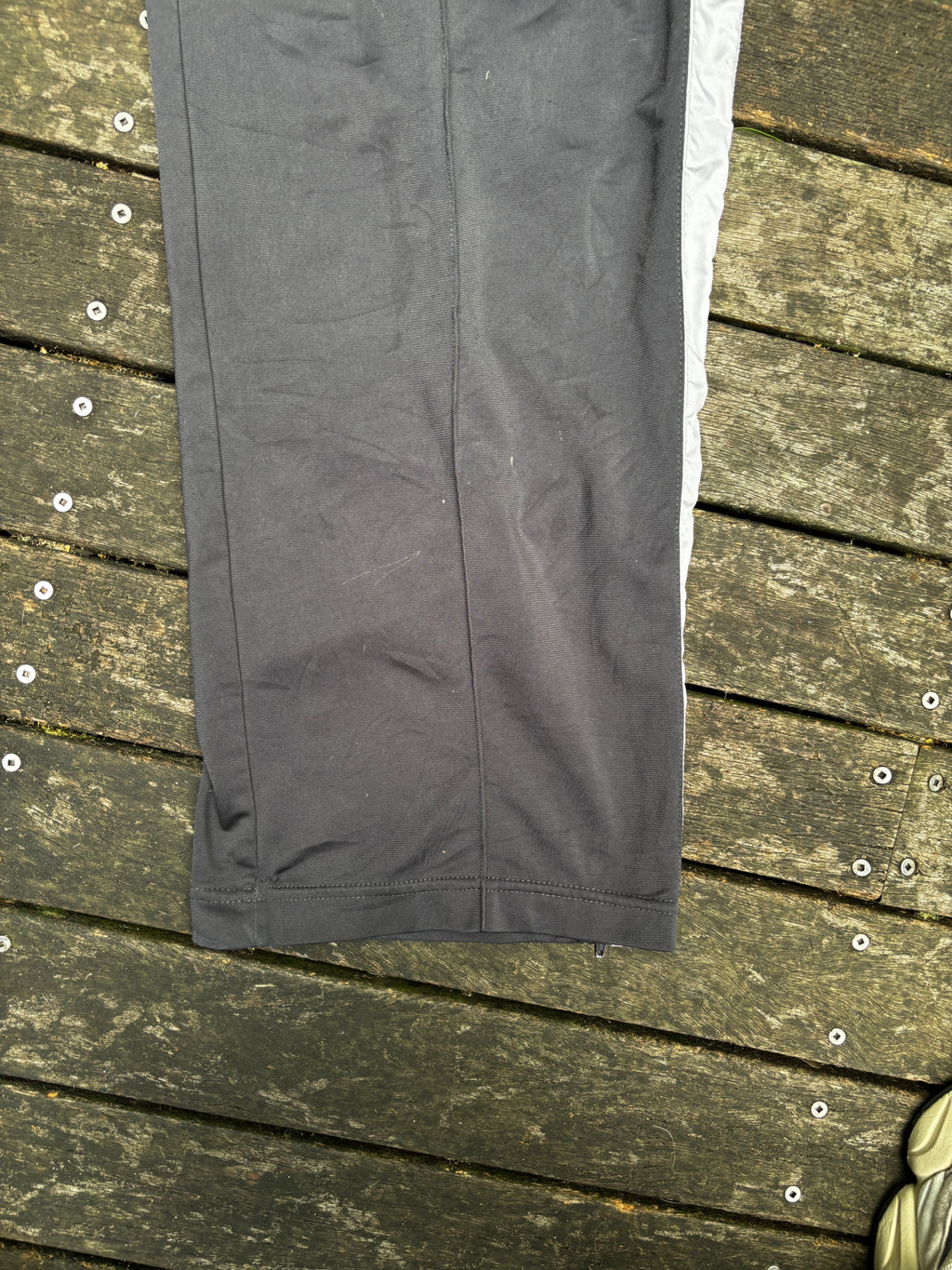 Vintage Nike Pleated Track Pants Size L Dark Grey