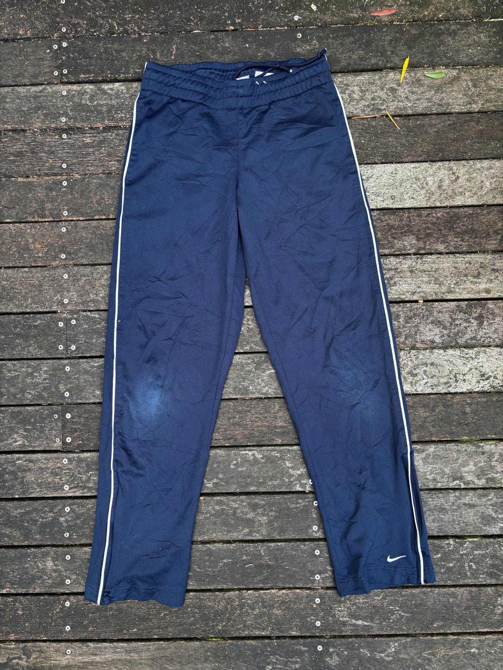 Nike Mesh Textured Track Pants Size S Y2K