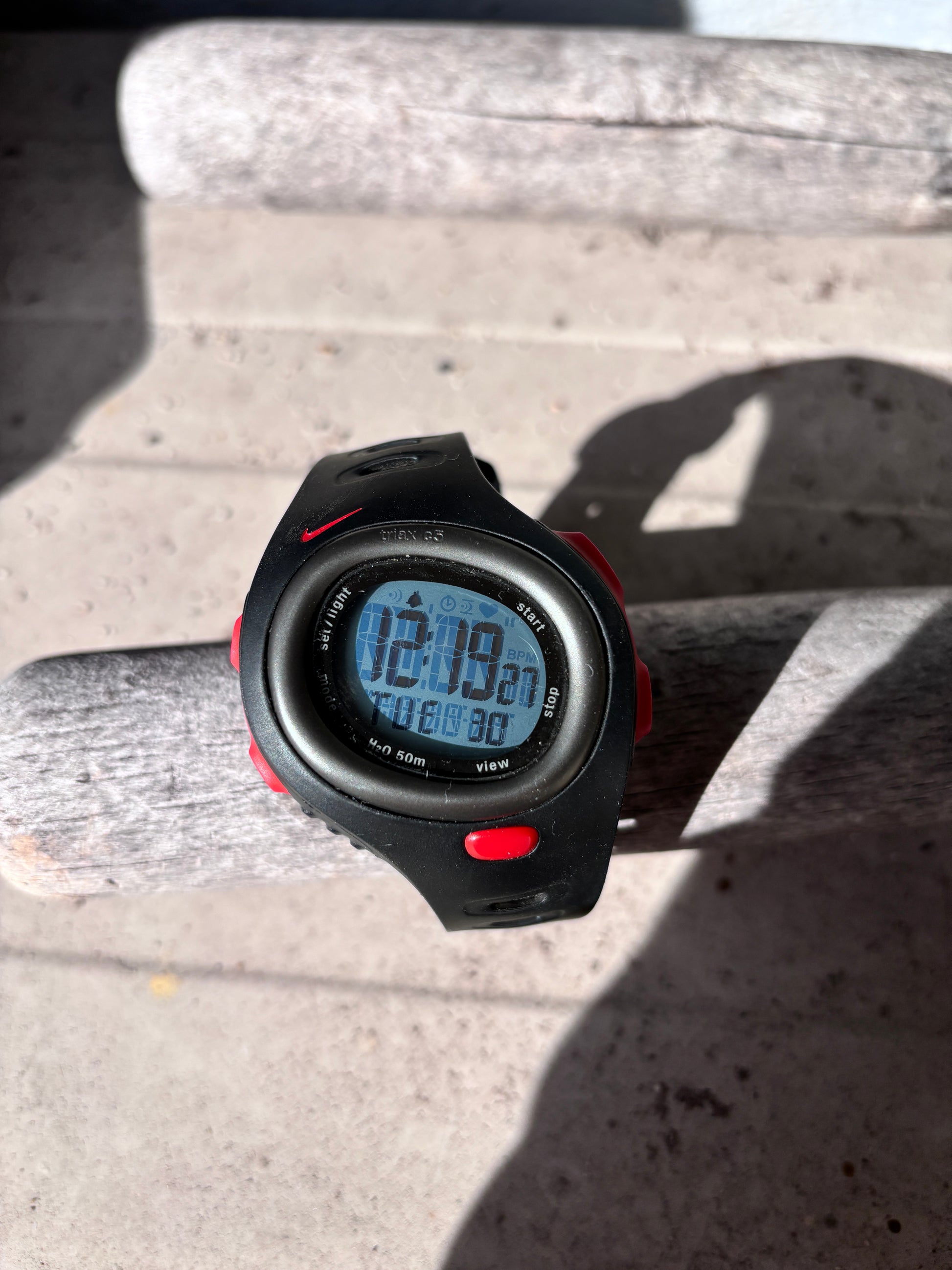 Vintage Y2K Nike Triax C5 Watch Digital SM0015 Red Black One Size OSFM