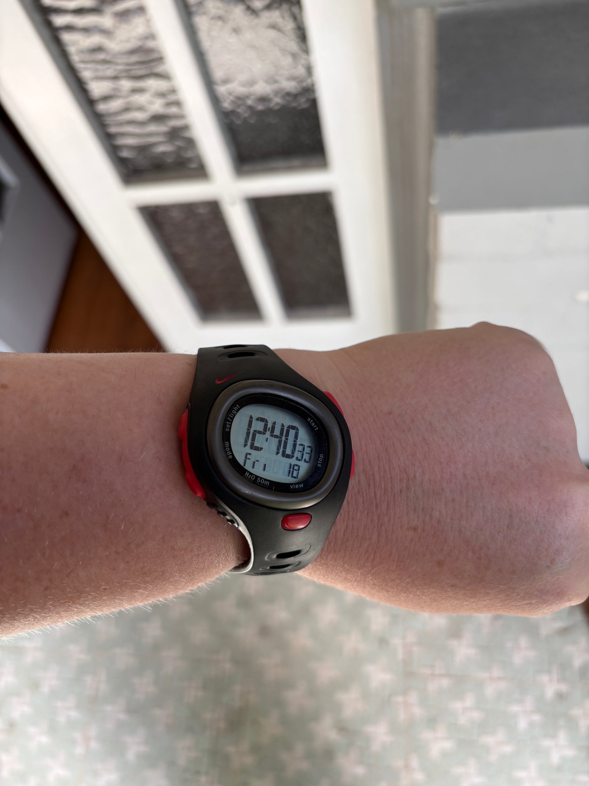 Vintage Y2K Nike Triax C5 Watch Digital SM0015 Red Black One Size OSFM