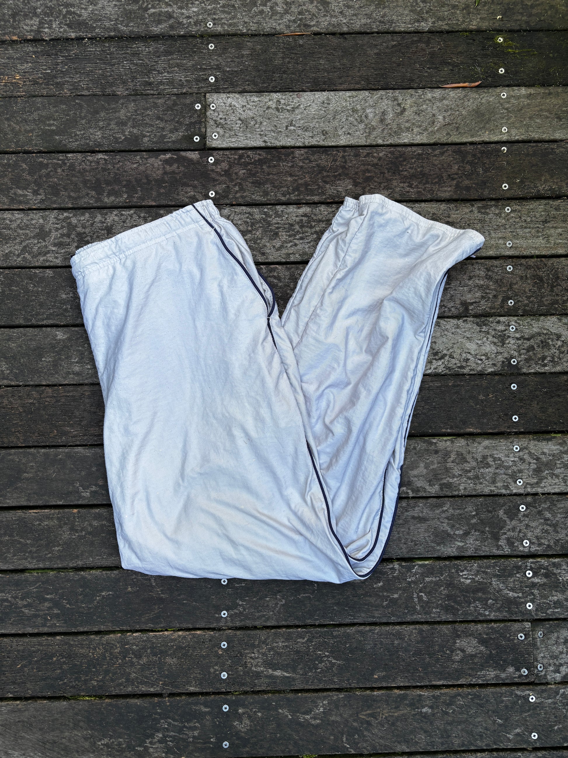90's Nike Court Track Pants Size XL White