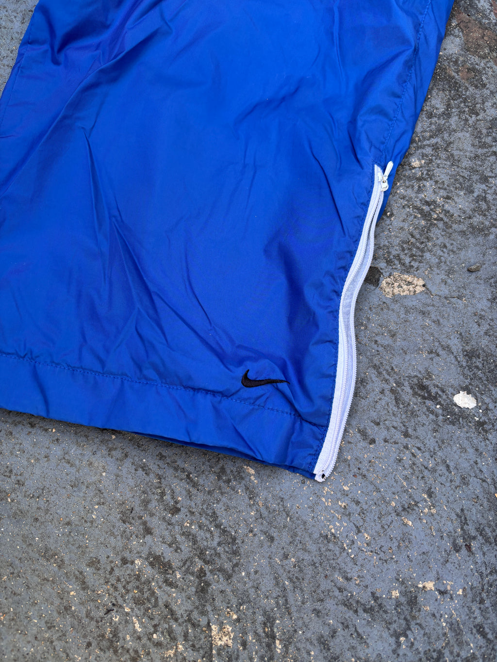 Classic Y2K Nike Track Pants Size XL Blue
